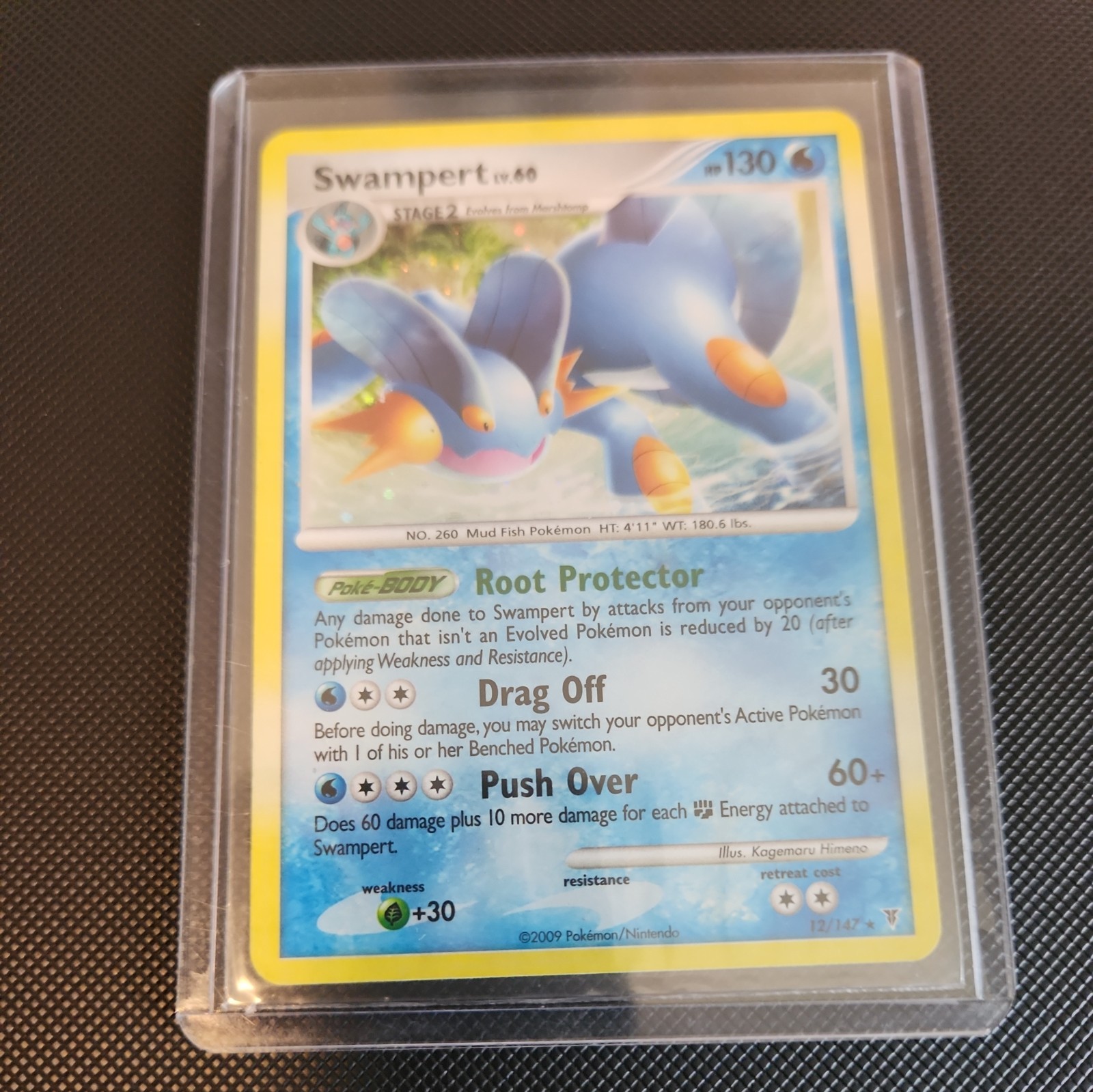 Pokémon TCG Swampert 12/147 Supreme Victors Holo Rare 2009 LP Pokémon TCG Swampert 12/147 Supreme Victors Holo Rare 2009 LP