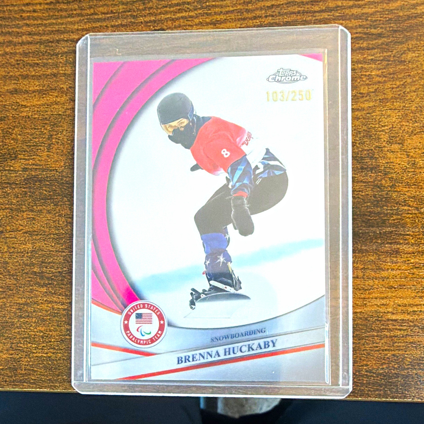 Topps 2026 Chrome Team USA Serial #d 3-Card Lot Huckaby Lee Powers #56