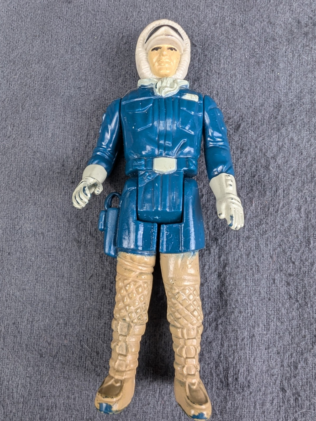 Vintage 1980 Kenner Star Wars Han Solo Hoth Outfit Action Figure Hong Kong