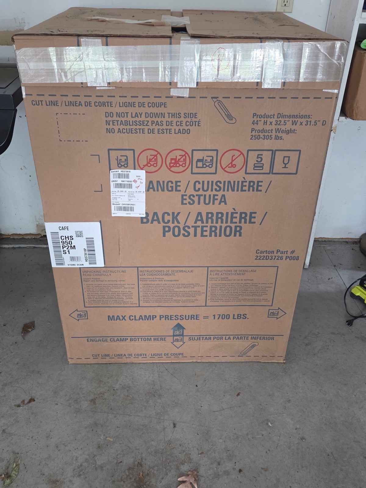 GE Cafe Induction Double Oven Brand New In Box