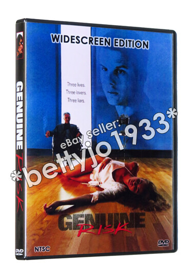 Genuine Risk (1990) DVD MOD Terrence Stamp Peter Berg Sid Haig REG 1 NTSC RARE