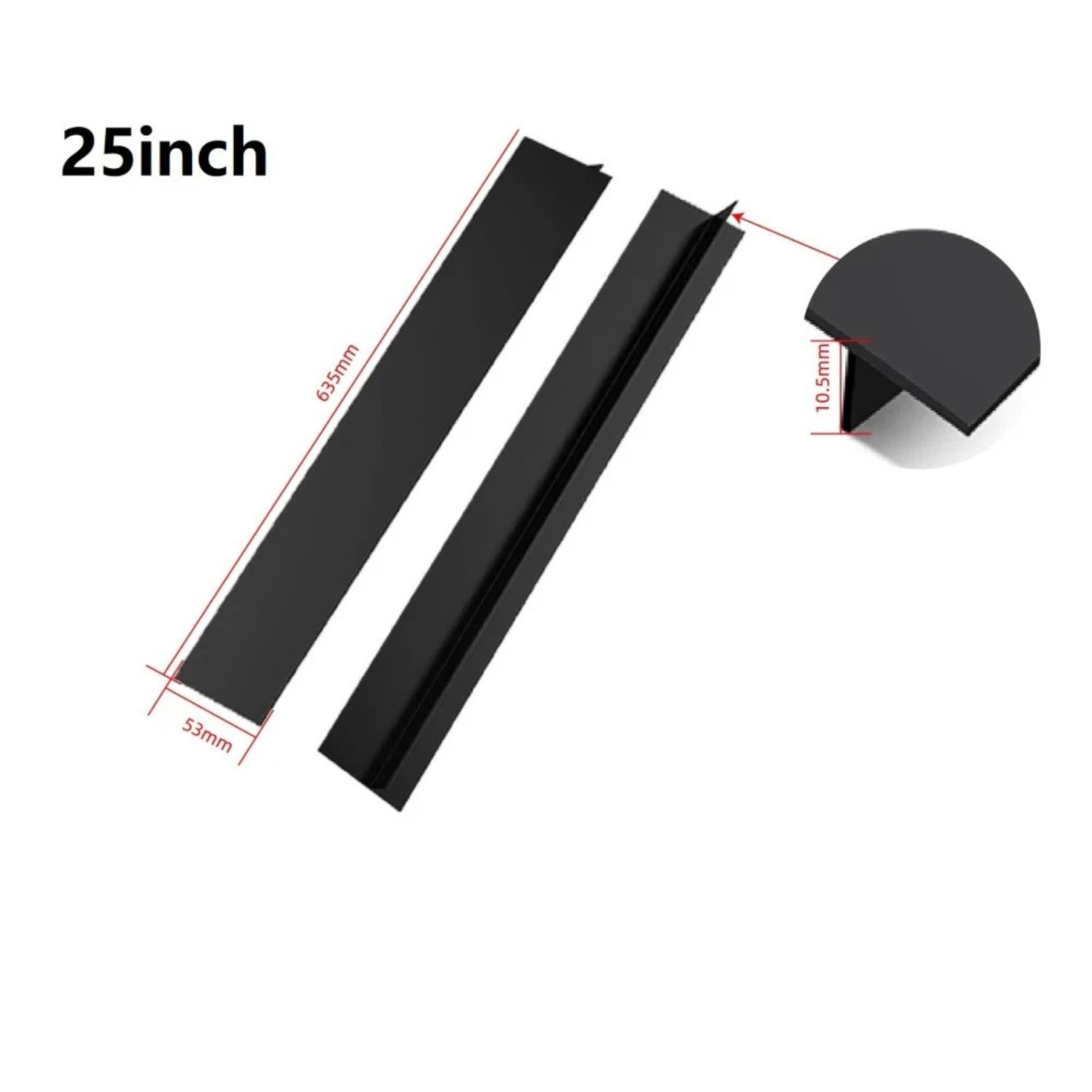 25 Inch Silicone Stove Gap Filler Kitchen Counter Top Gap Cover Fit Guard