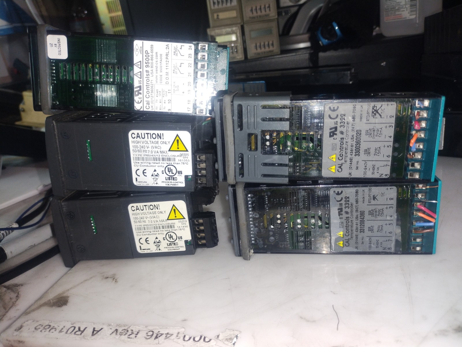 Watlow Temperature Controller Lot Of 5 Watlow Temperature Controller Lot Of 5