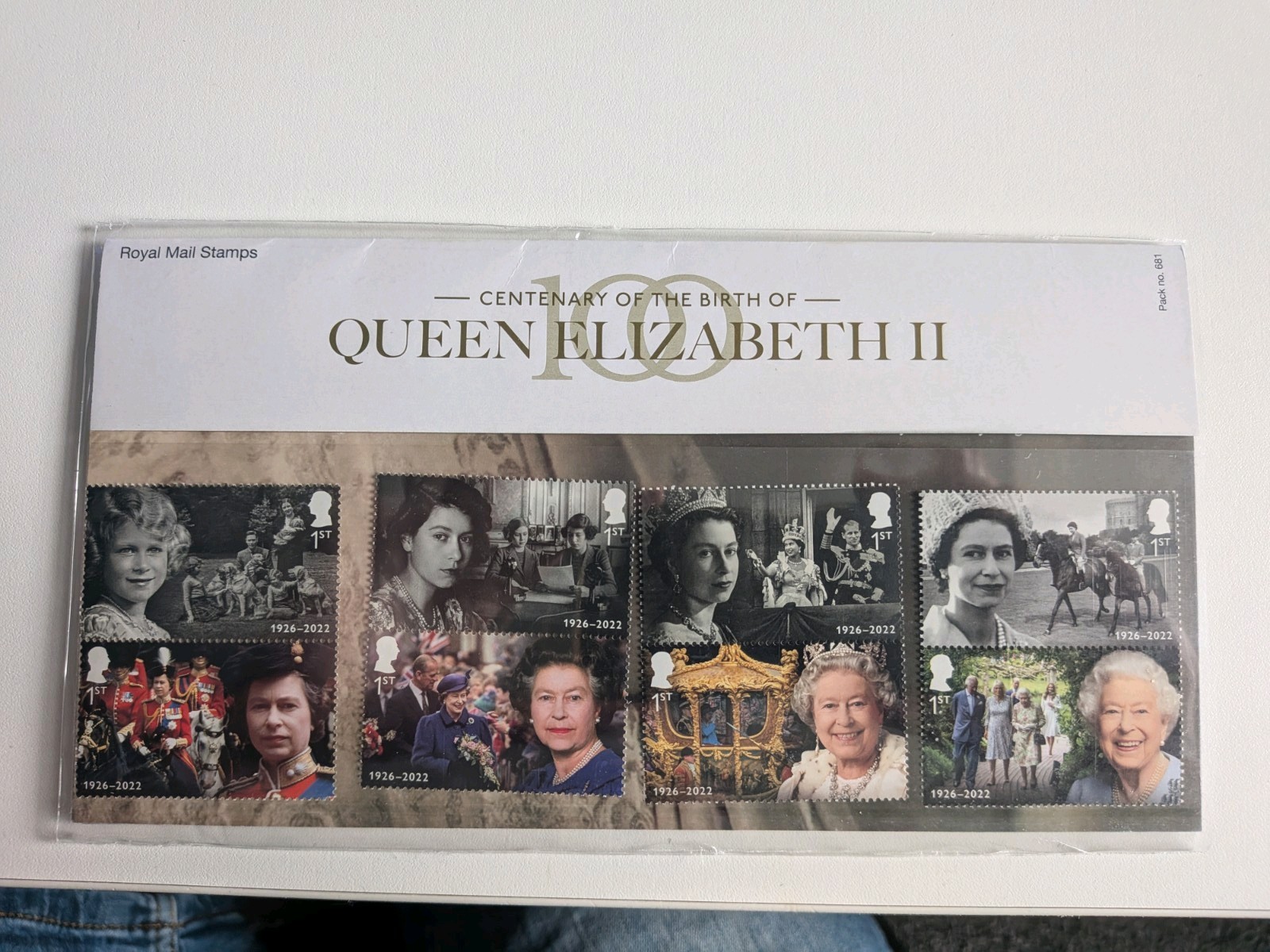 Queen Elizabeth II 100 Years Stamps Presentation Pack from Royal Mail