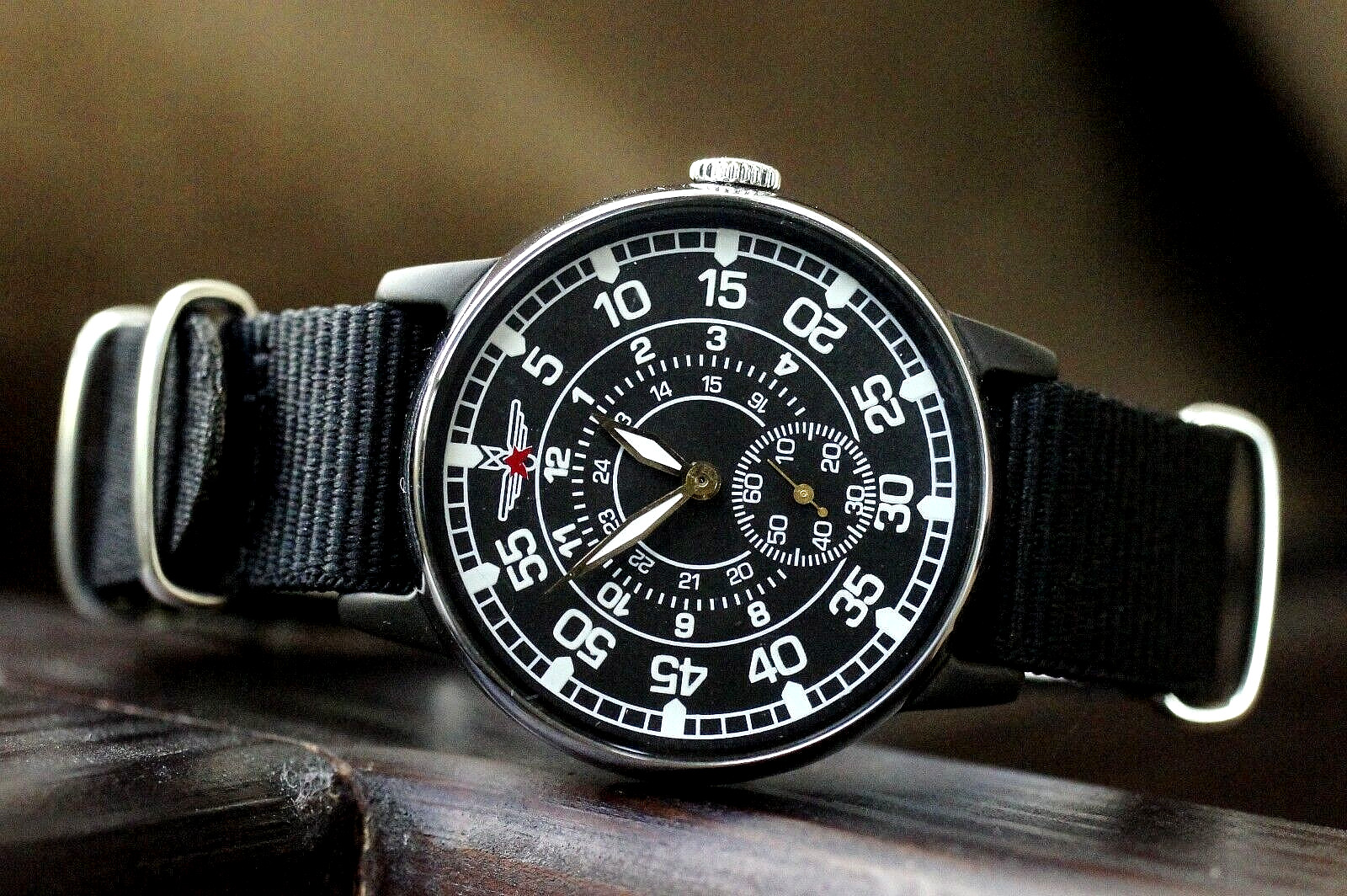 Watch POBEDA Wings Russian Military Mechanical Vintage USSR