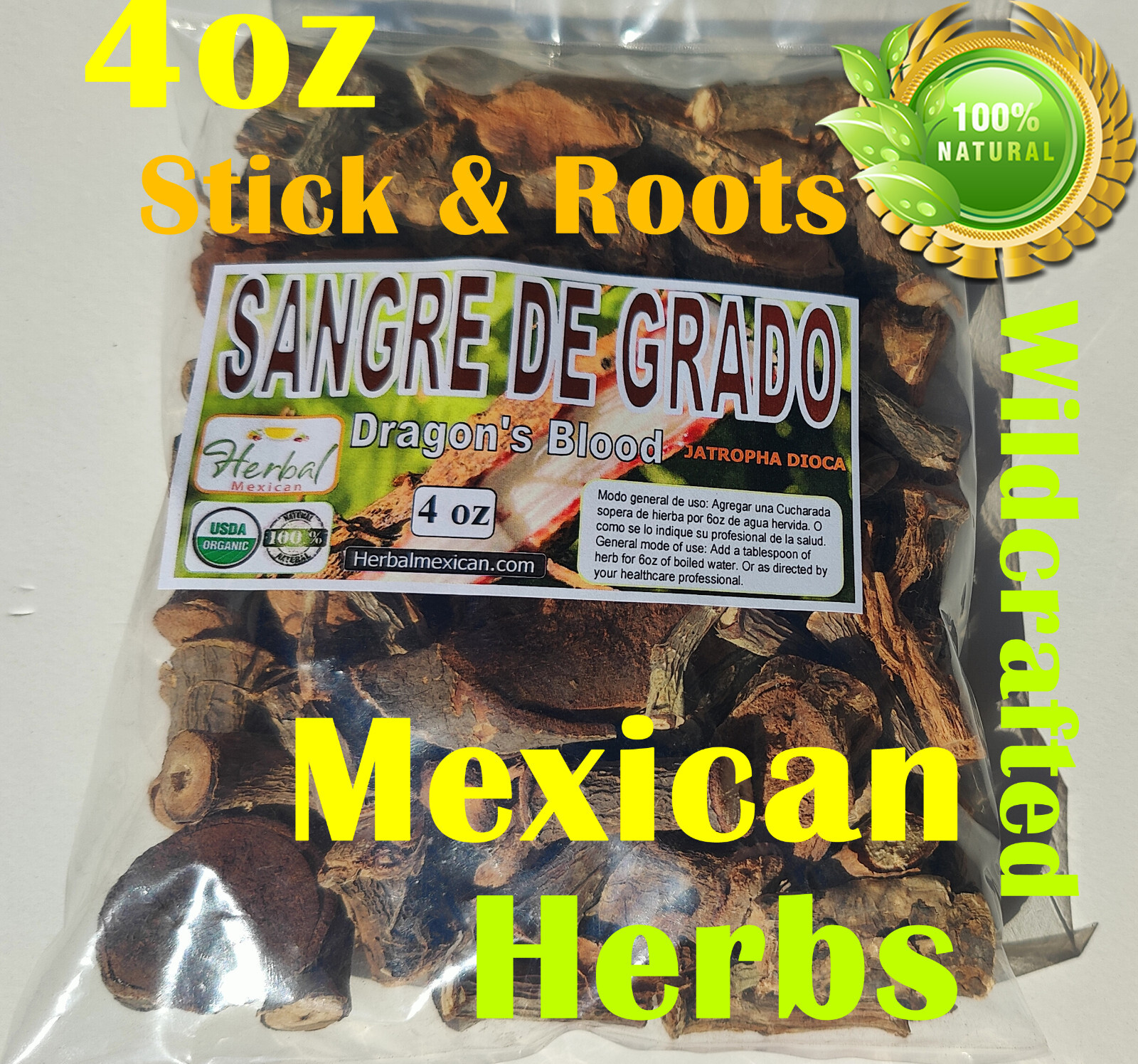 Sangre de grado sangre de drago sangregada Dragon\'s blood Mexican Herbs 4oz Sangre de grado sangre de drago sangregada Dragon\'s blood Mexican Herbs 4oz