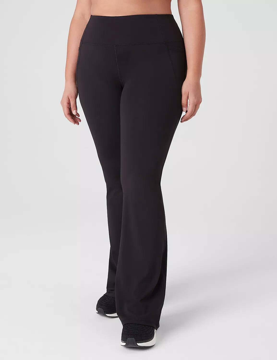 Lane Bryant Plus Size 18/20L Tall LIVI Soft Flare Legging Activewear Black NWT