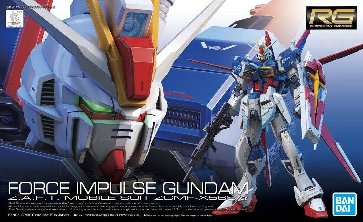 Bandai Hobby SEED Destiny Force Impulse Gundam RG 1/144 Real Grade Model Kit USA
