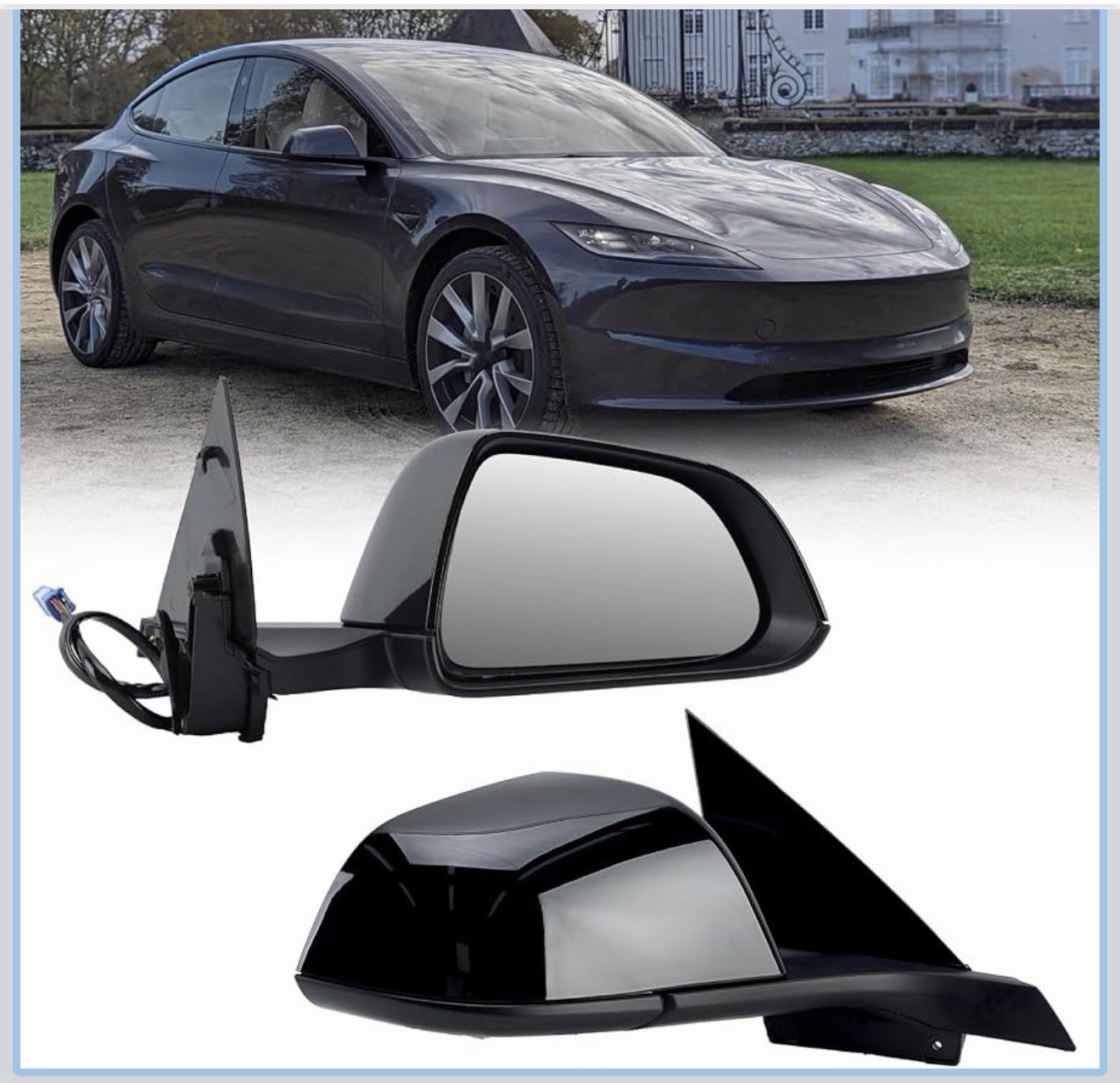 2017-2023 Tesla Model 3 / Power Folding/Memory/Heated/ Power Glass / 13 Pins OEM 2017-2023 Tesla Model 3 / Power Folding/Memory/Heated/ Power Glass / 13 Pins OEM