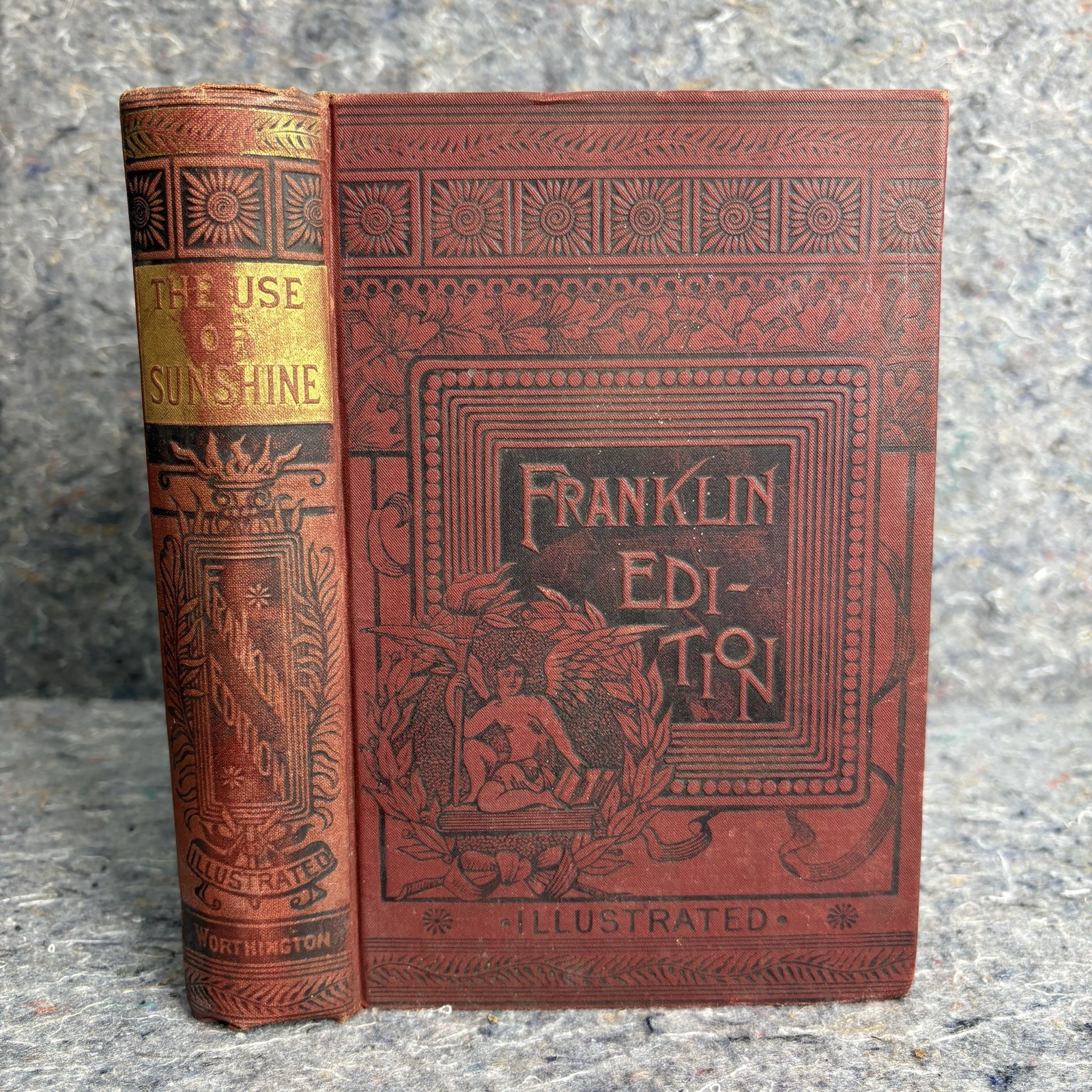1887 The Use of Sunshine Marella Bute Smedley Worthington Antique Book