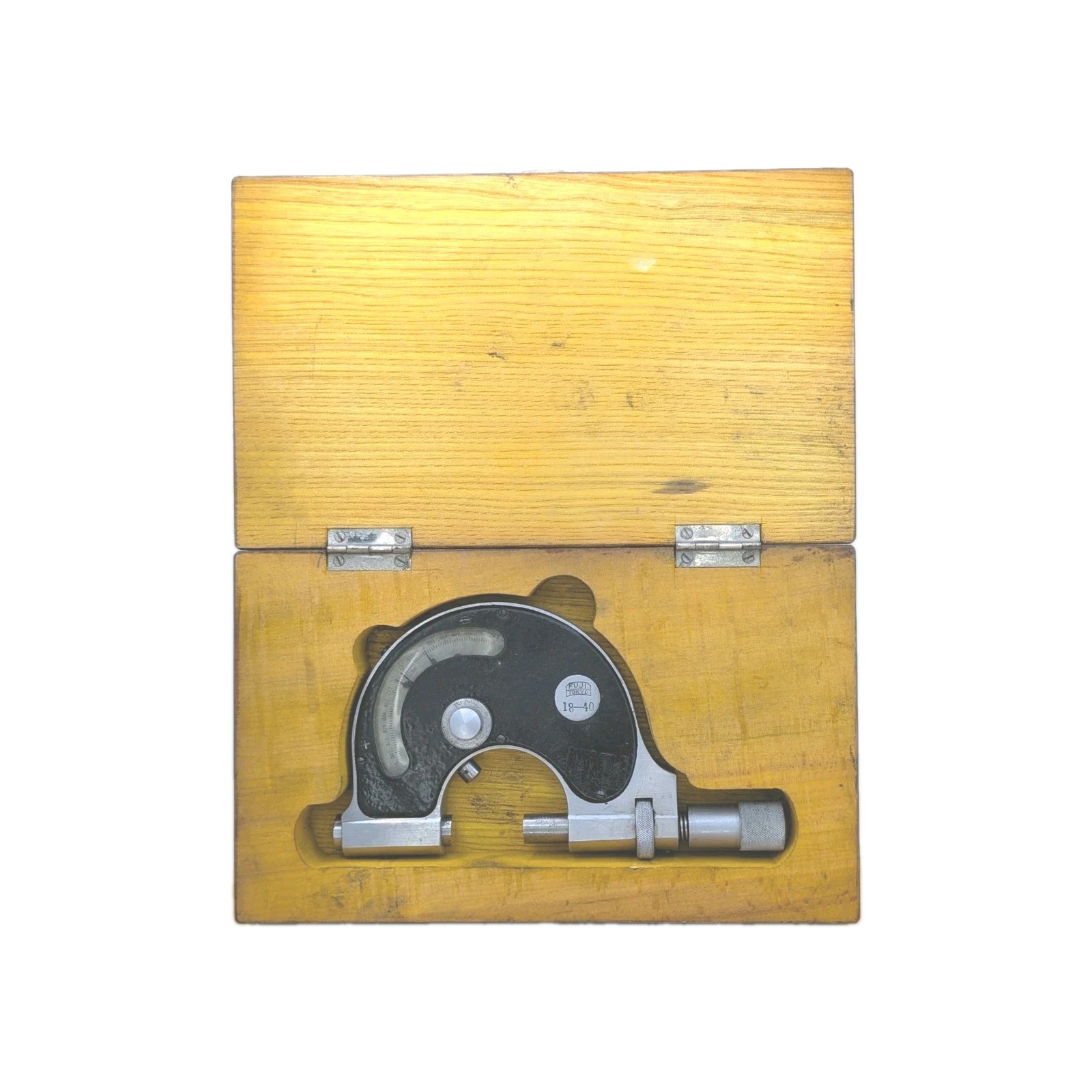 Vintage Soviet Era Lever Micrometer 25-50mm Range With Original Wooden Case Vintage Soviet Era Lever Micrometer 25-50mm Range With Original Wooden Case