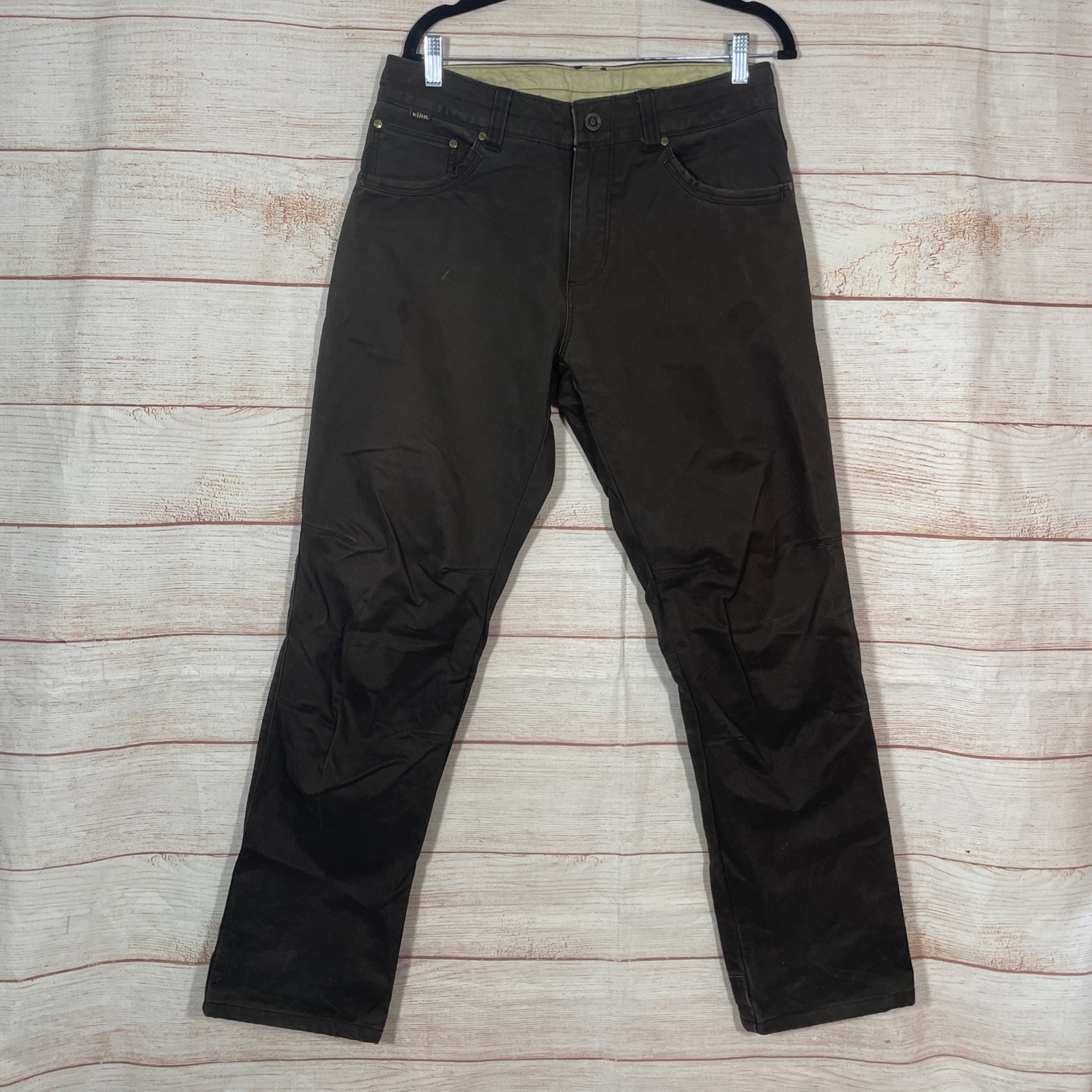 Kuhl Full Rydr Brown Hiking Pants Sz 32 X 32 EUC