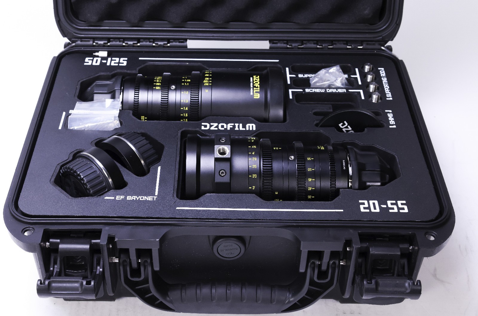 DZOFilm Pictor 20-55mm & 50-125mm T2.8 Super35 Zoom Lens Bundle (PL/EF Mount)