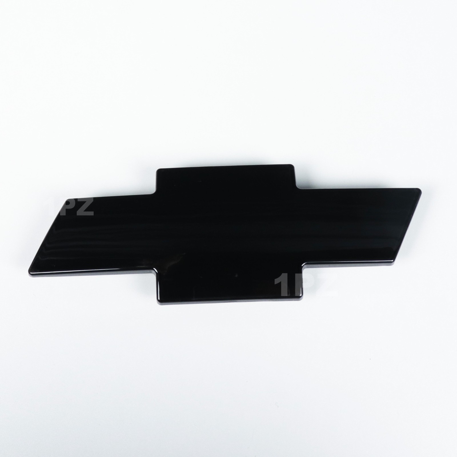 Gloss Black 240mm 9.4in Front Emblem Badge Bowtie Overlay Fits Chevy Chevrolet
