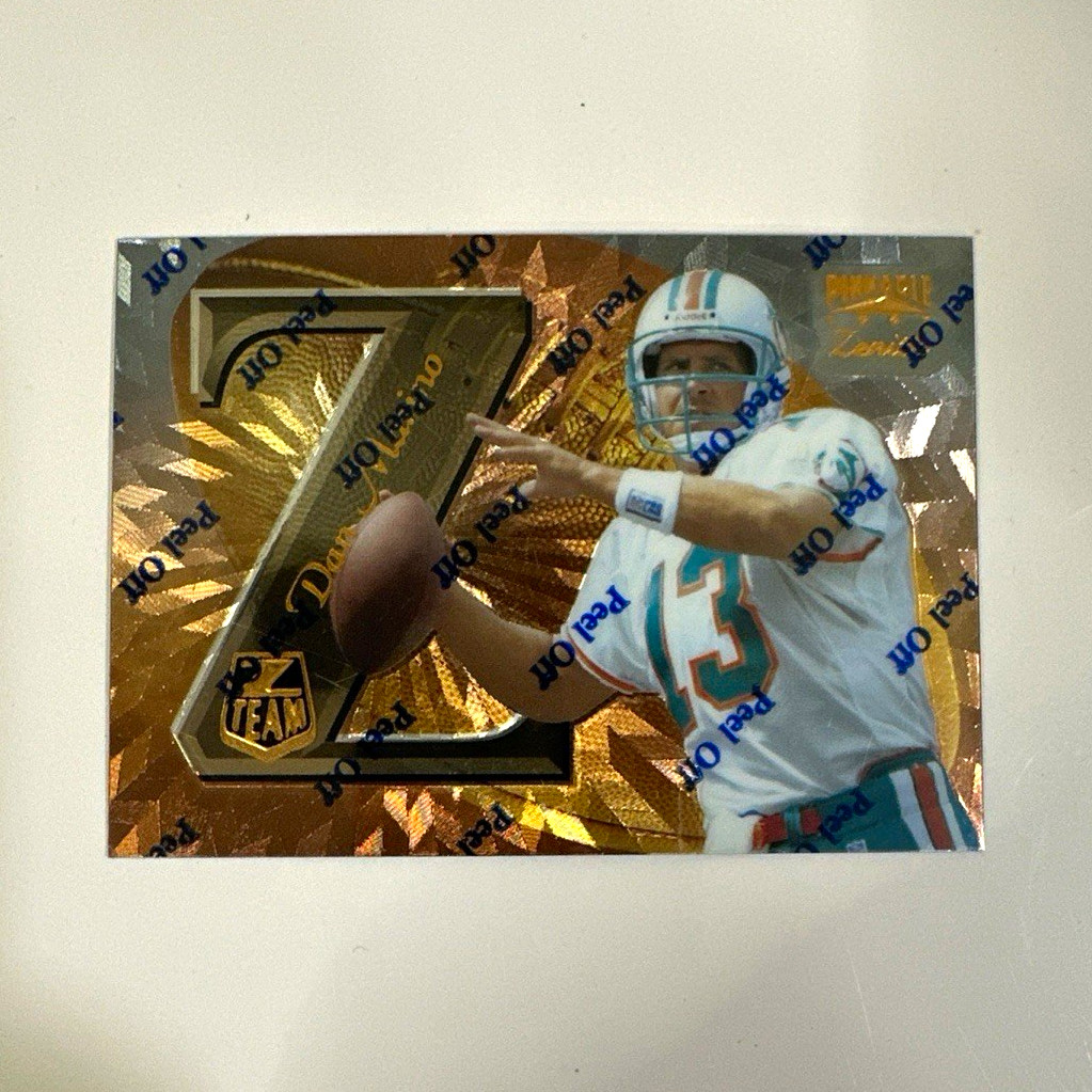 Pinnacle 1997 Zenith Dan Marino Miami Dolphins #ZT2 Z Team Promo Insert