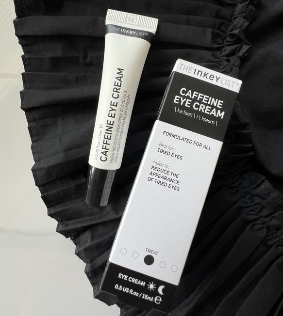 NIB Authentic The INKEY List Caffeine De-puffing + Dark Circle Eye Cream,15 ml