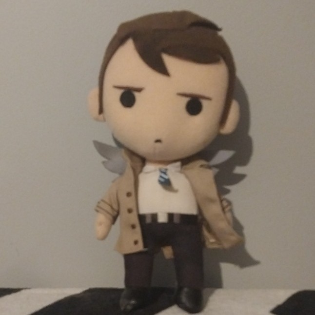 Supernatural Plushies - Castiel QMx Supernatural Q-pals Plush