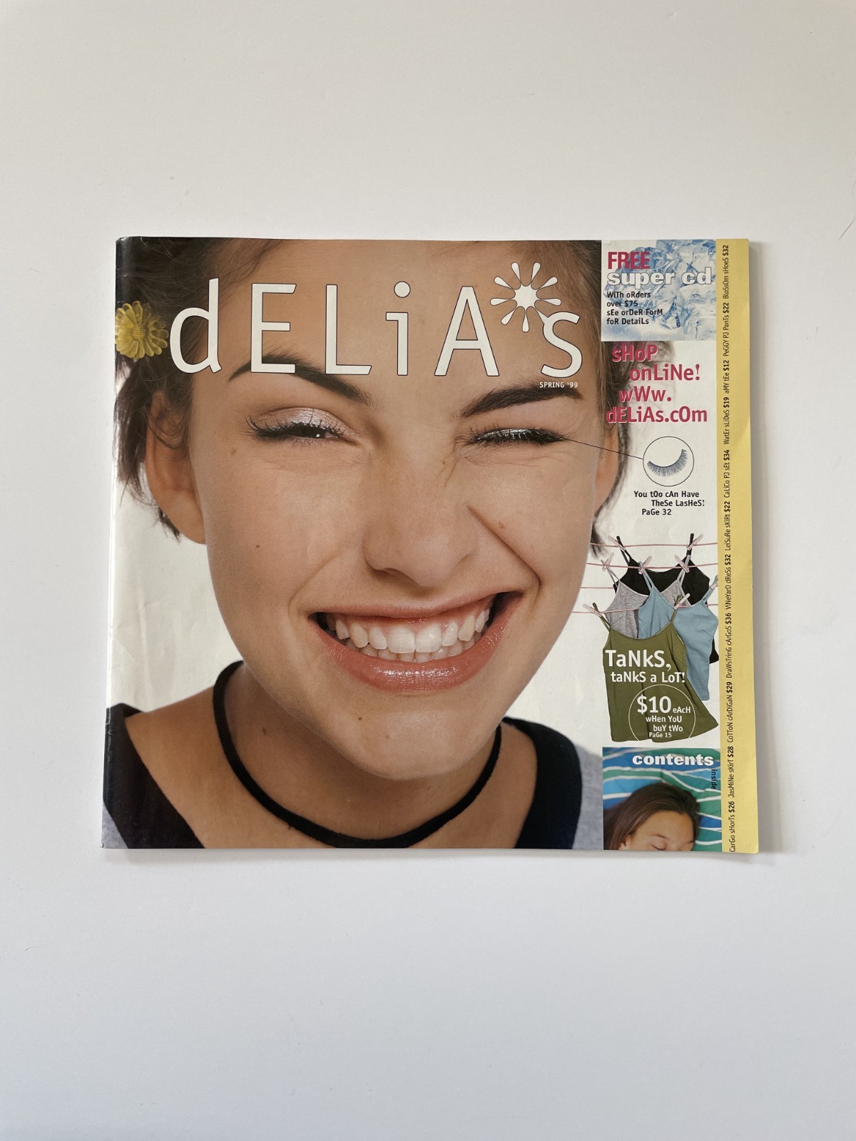 DELIA*S CATALOG SPRING BREAK 1999 NOSTALGIA DELIA\'S Y2K TEEN FASHION CLOTHING
