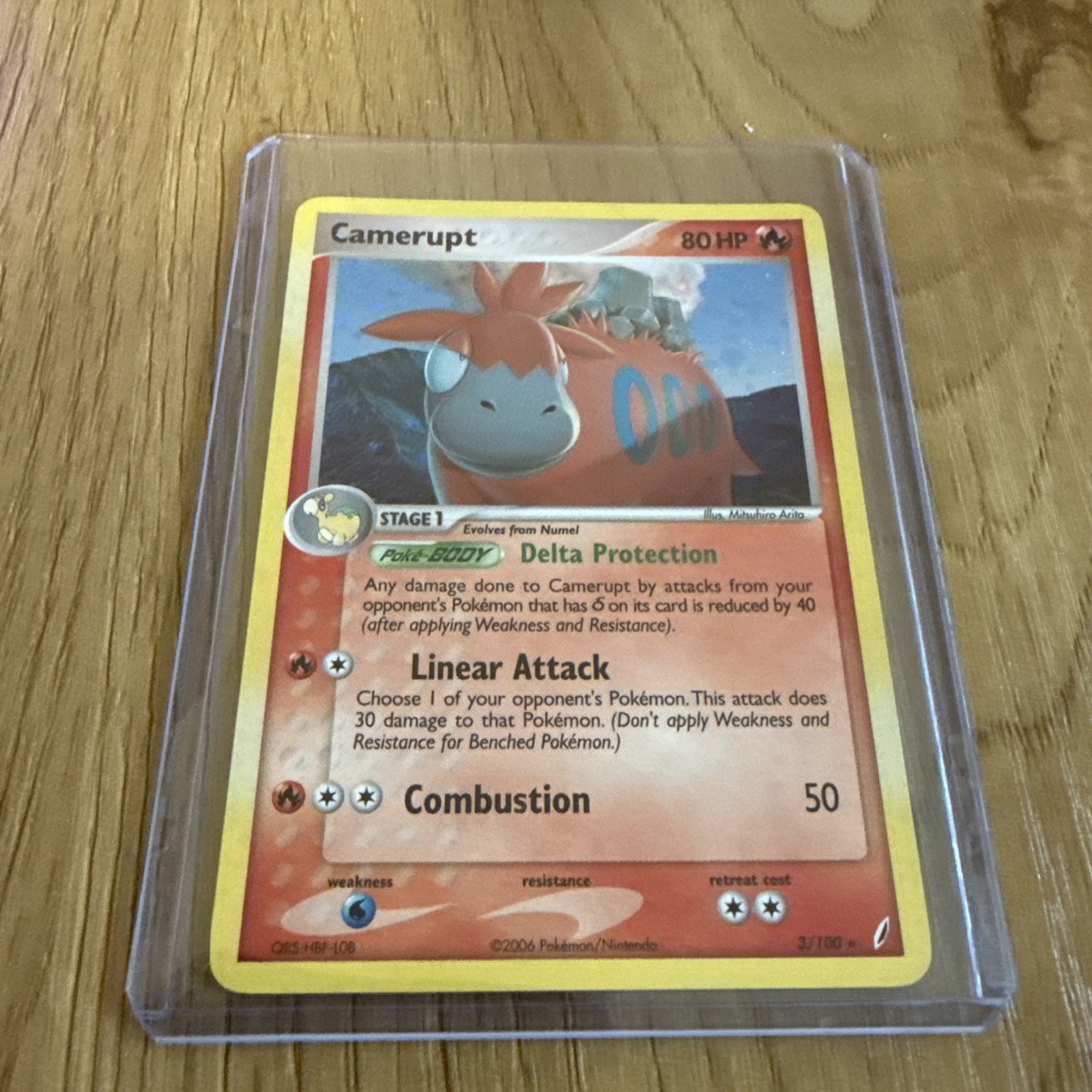 Camerupt 3/100 Crystal Guardians Holo Camerupt 3/100 Crystal Guardians Holo