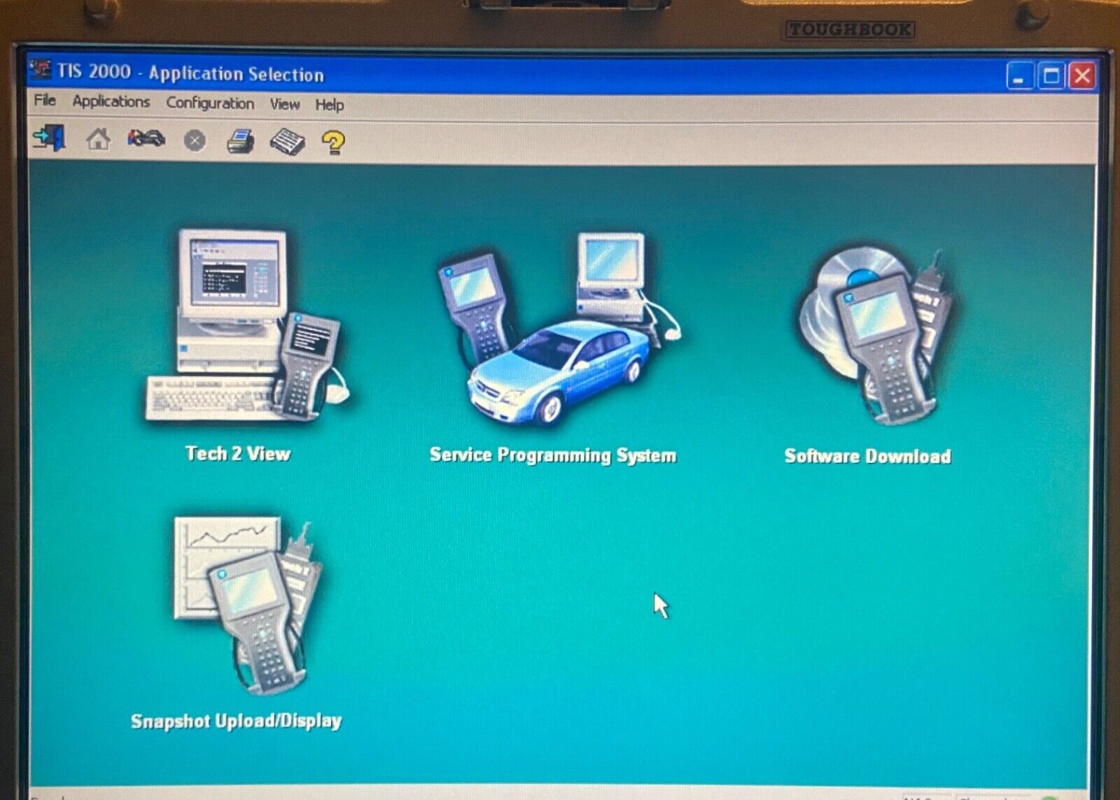 Programming Laptop - TIS2000 - TECH 2 - Toughbook Diagnostic Pass Thru PC