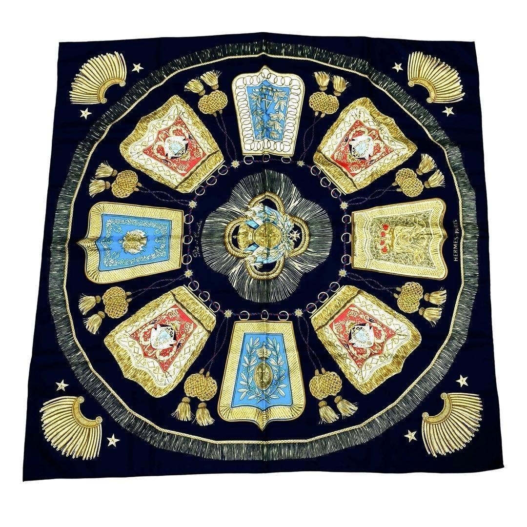 Hermes Carre 90 Poste et Cavalerie Silk Scarf Black excellent Hermes Carre 90 Poste et Cavalerie Silk Scarf Black excellent