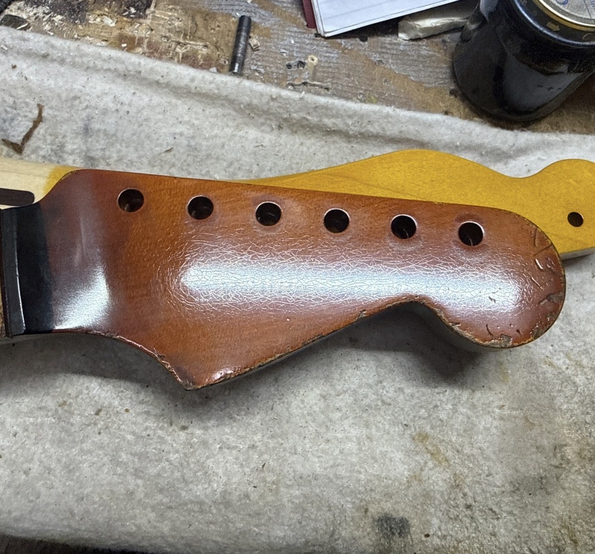 62 Stratocaster neck To Order vintage Fender specs custom order heavy relic