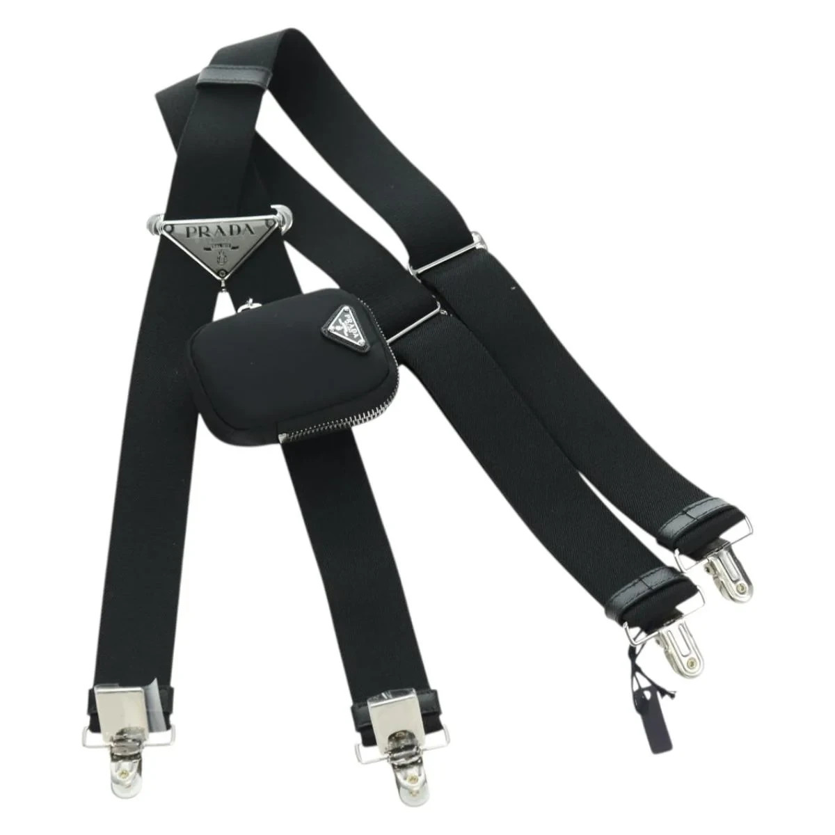 * Prada Nylon Pouch Suspenders