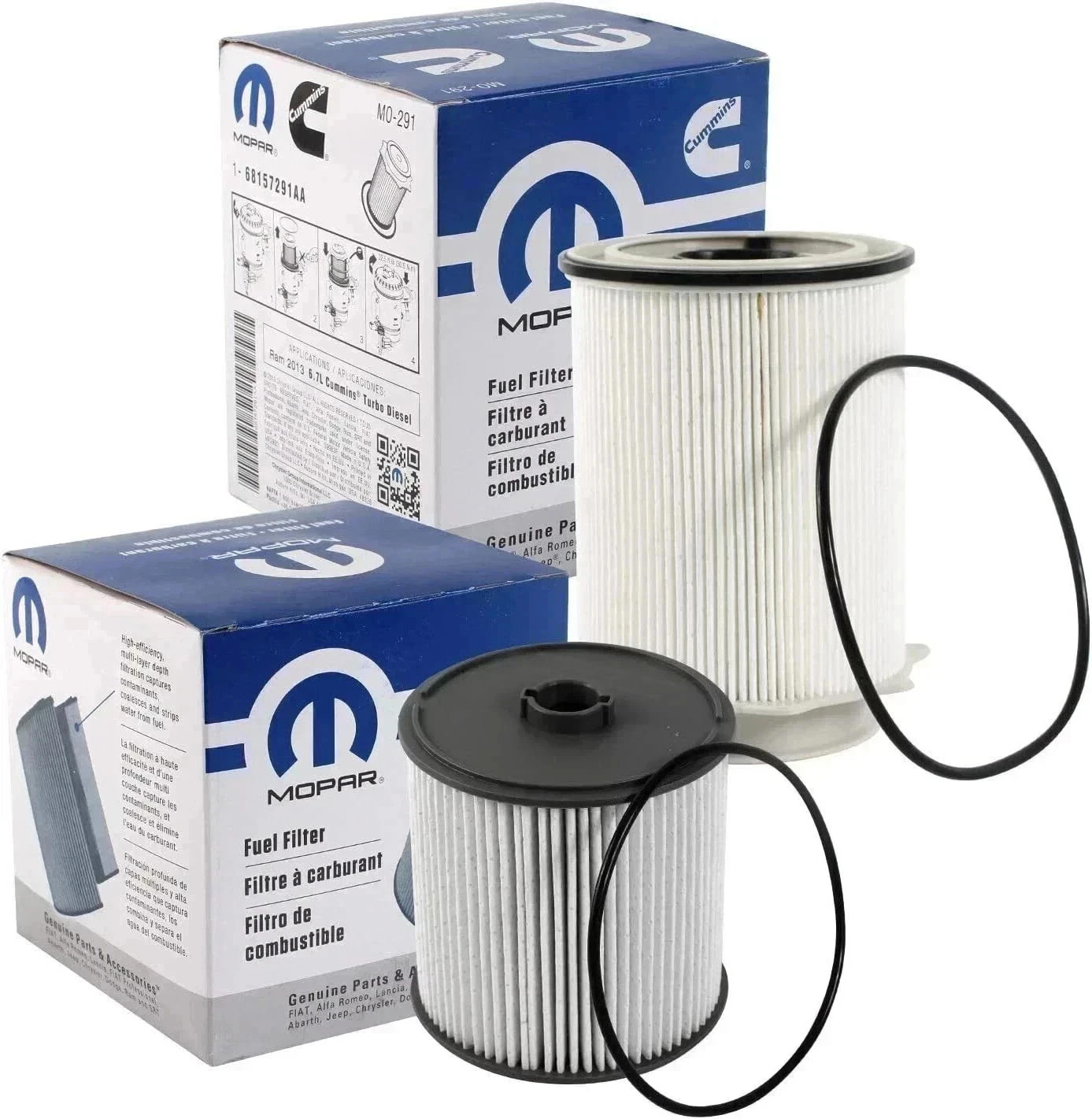Mopar Fuel Filter 68157291AA 6.7L Cummins Turbo Diesel Ram 2013+