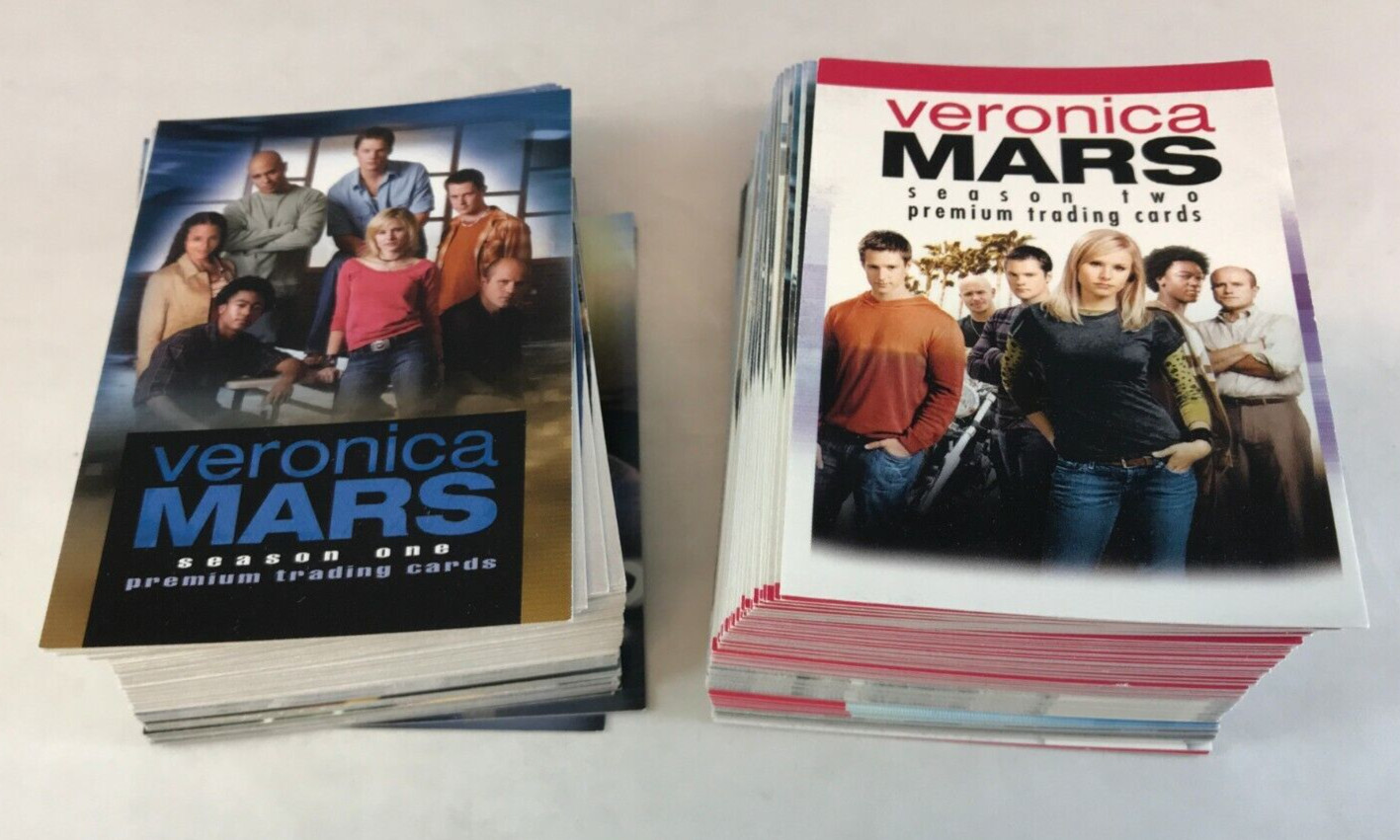 VERONICA MARS SEASON 1 & 2 Inkworks 2 Complete Card Sets 153 total Kristen Bell