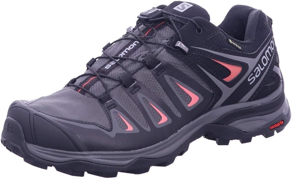 Salomon X Ultra 3 GTX Hiking Women’s Gore-Tex Grey Magnet Black Mineral Red Salomon X Ultra 3 GTX Hiking Women’s Gore-Tex Grey Magnet Black Mineral Red