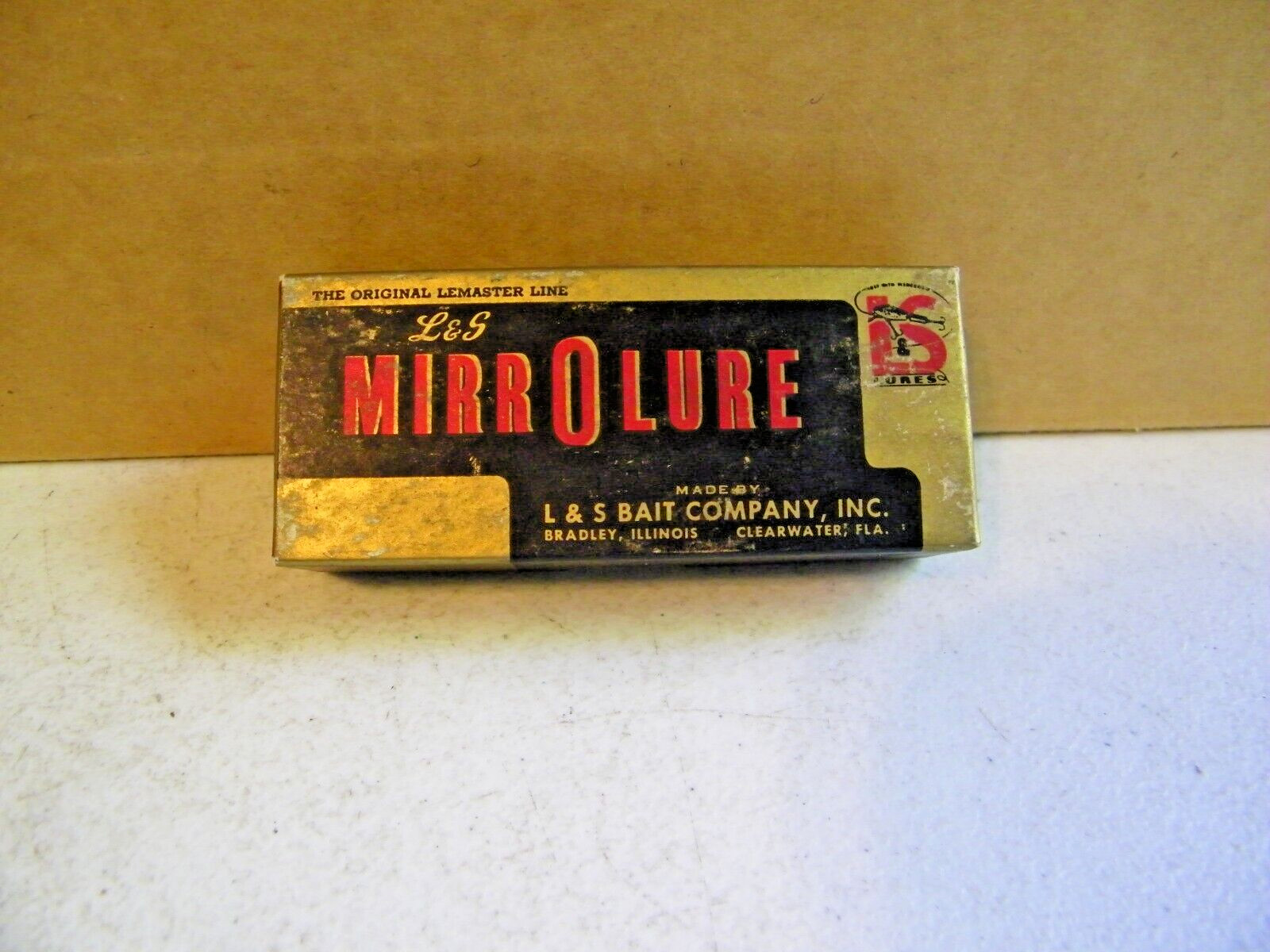 VINTAGE L&S LURES MIRR O LURE IN ORIGINAL BOX MODEL 15M28