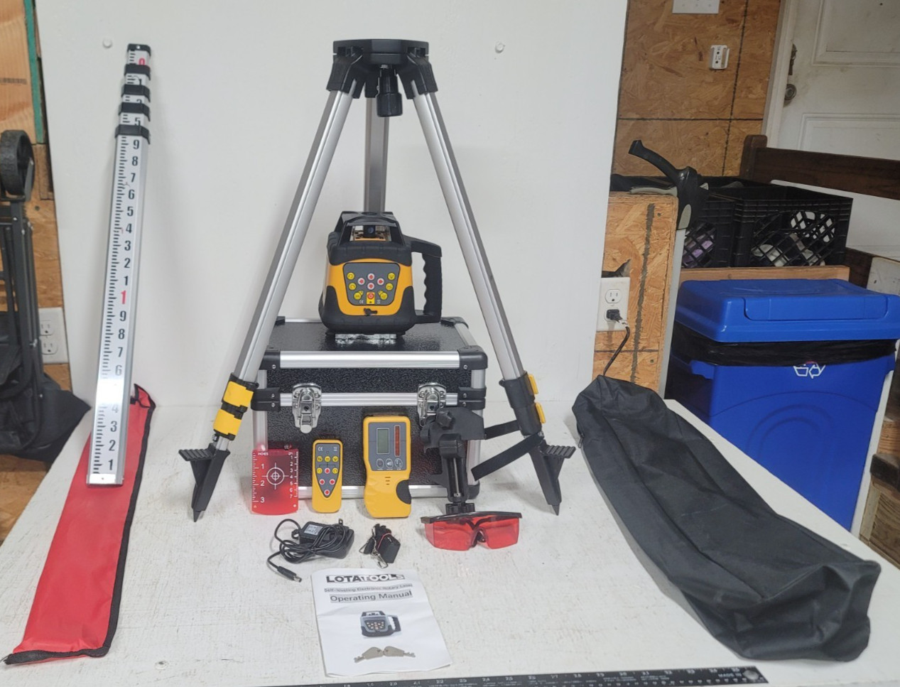Self-Leveling Rotary Laser Level Kit