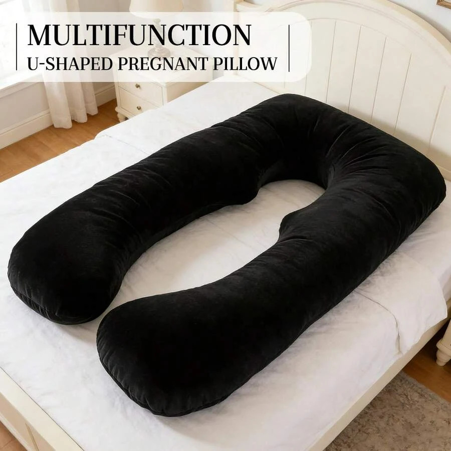 Large U-Shaped Pregnant Woman Pillow Waist Abdominal Support