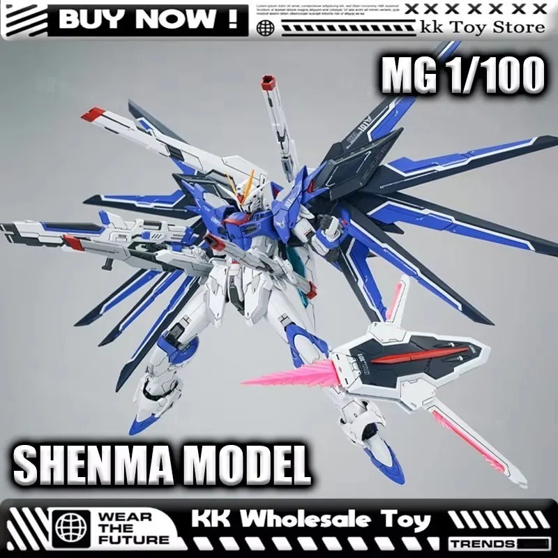 SHENMA MG 1/100 Rising Freedom GK Cyan Blue Knight Deformable Model Kit SHENMA MG 1/100 Rising Freedom GK Cyan Blue Knight Deformable Model Kit