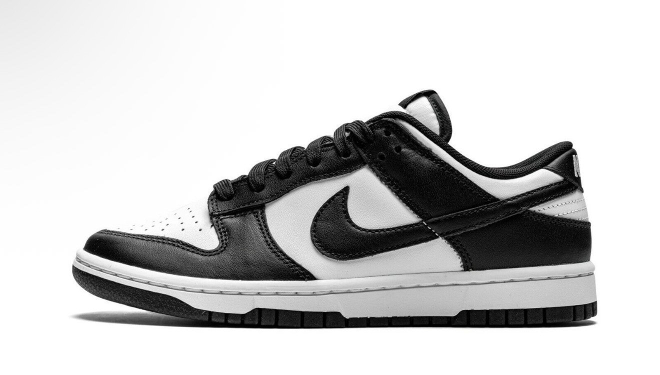 Nike Dunk Low Black White Panda Lace Up Athletic Sneakers DD1391-100 Men\'s Sizes