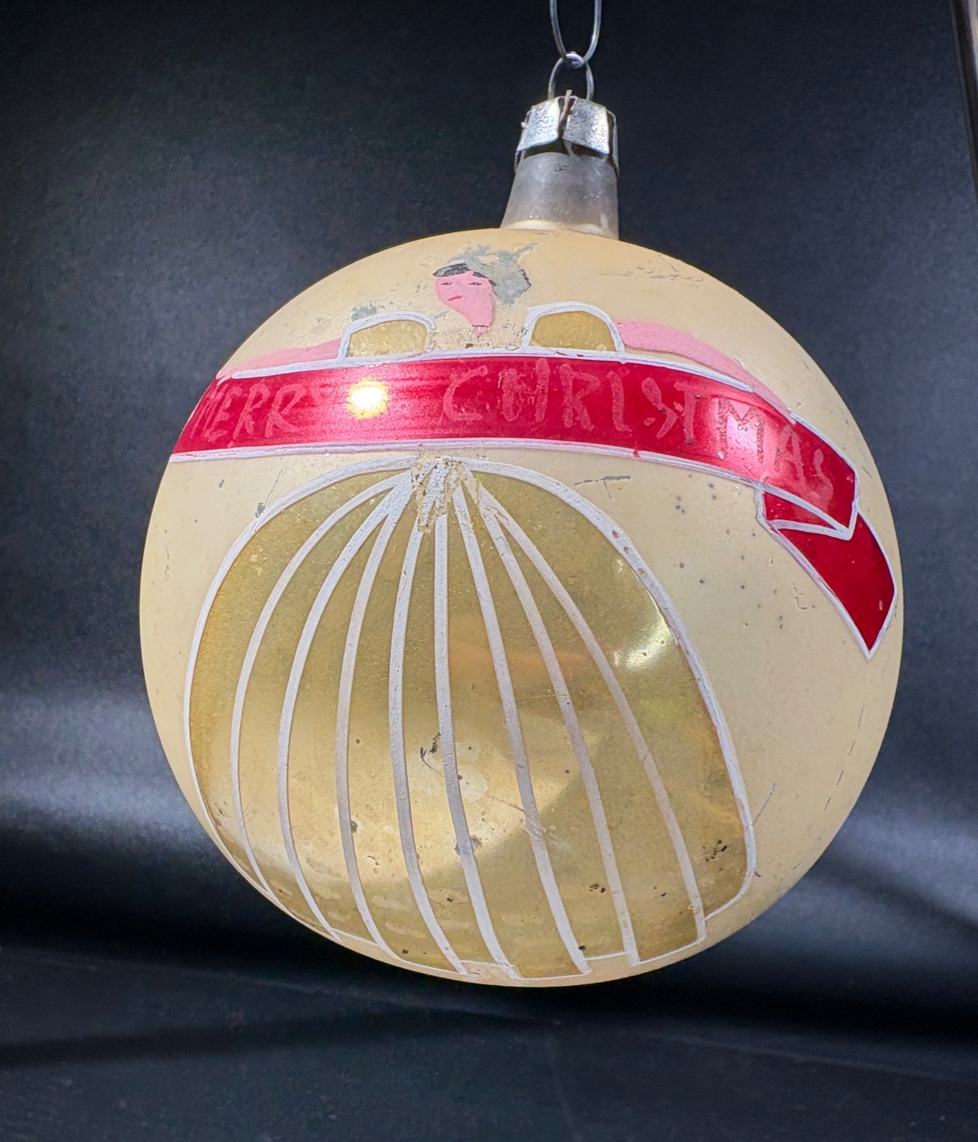 VTG. JUMBO HAND PAINTED POLAND ORNAMENT \ VTG. JUMBO HAND PAINTED POLAND ORNAMENT \