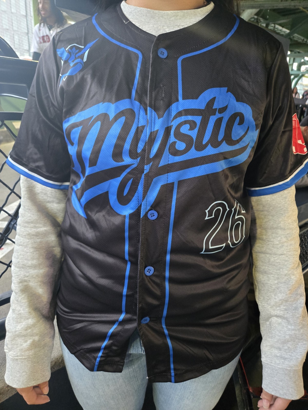 Boston Red Sox Pokemon Go Mystic Blue Night Jersey SGA Promo Fenway Exclusive