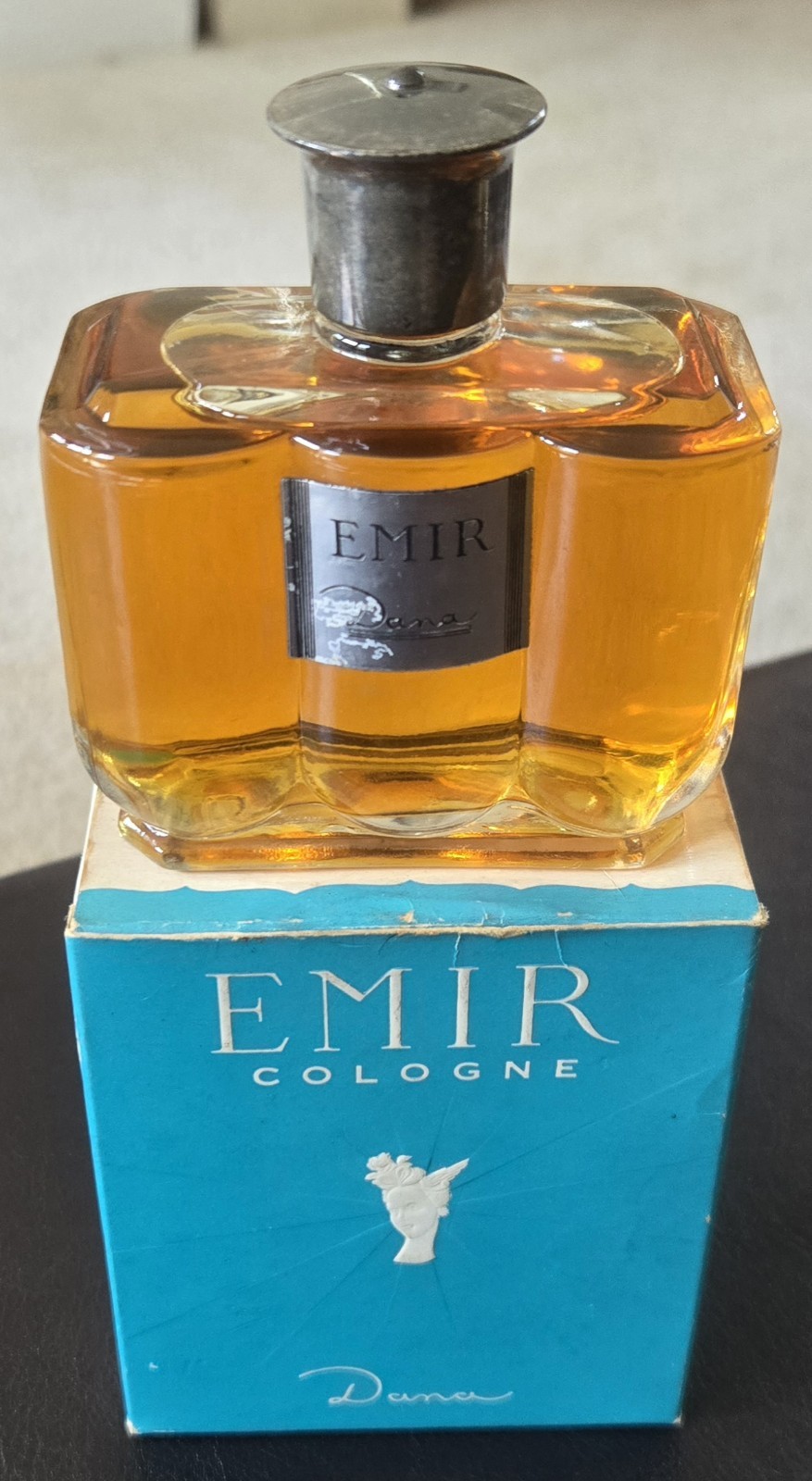 New In Box Vintage Dana Perfumes EMIR Cologne Splash 4 Oz. #6204 New In Box Vintage Dana Perfumes EMIR Cologne Splash 4 Oz. #6204