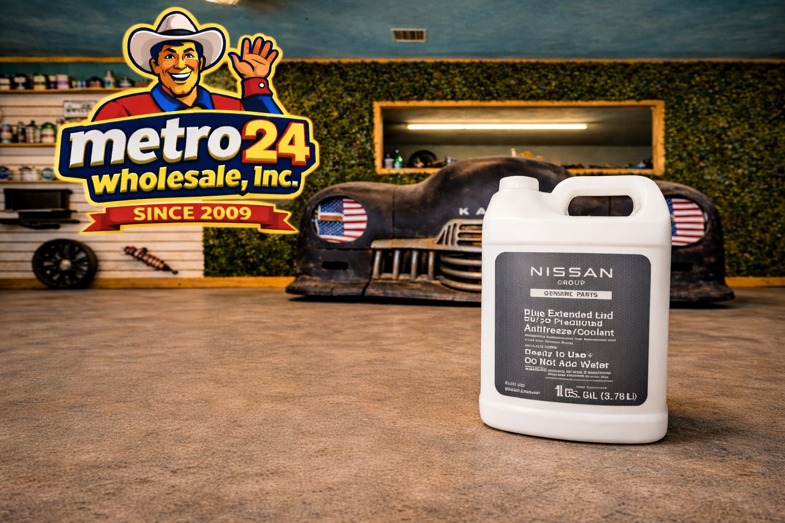 (1) Genuine Nissan Coolant Extended Life Blue 1 Gal 999MPL25500P SAME AS DEALER