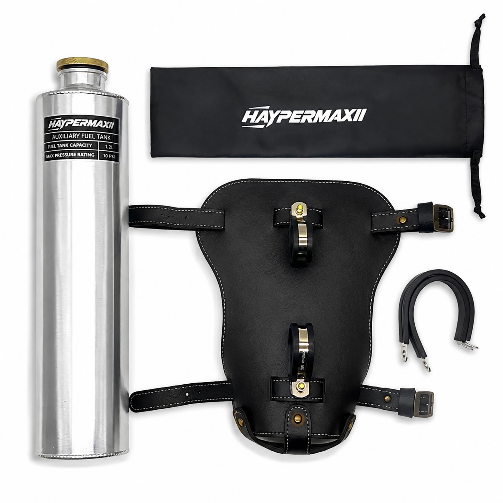 HAYPERMAXII Motorcycle Fuel Reserve Bottle Aluminum Touring Can