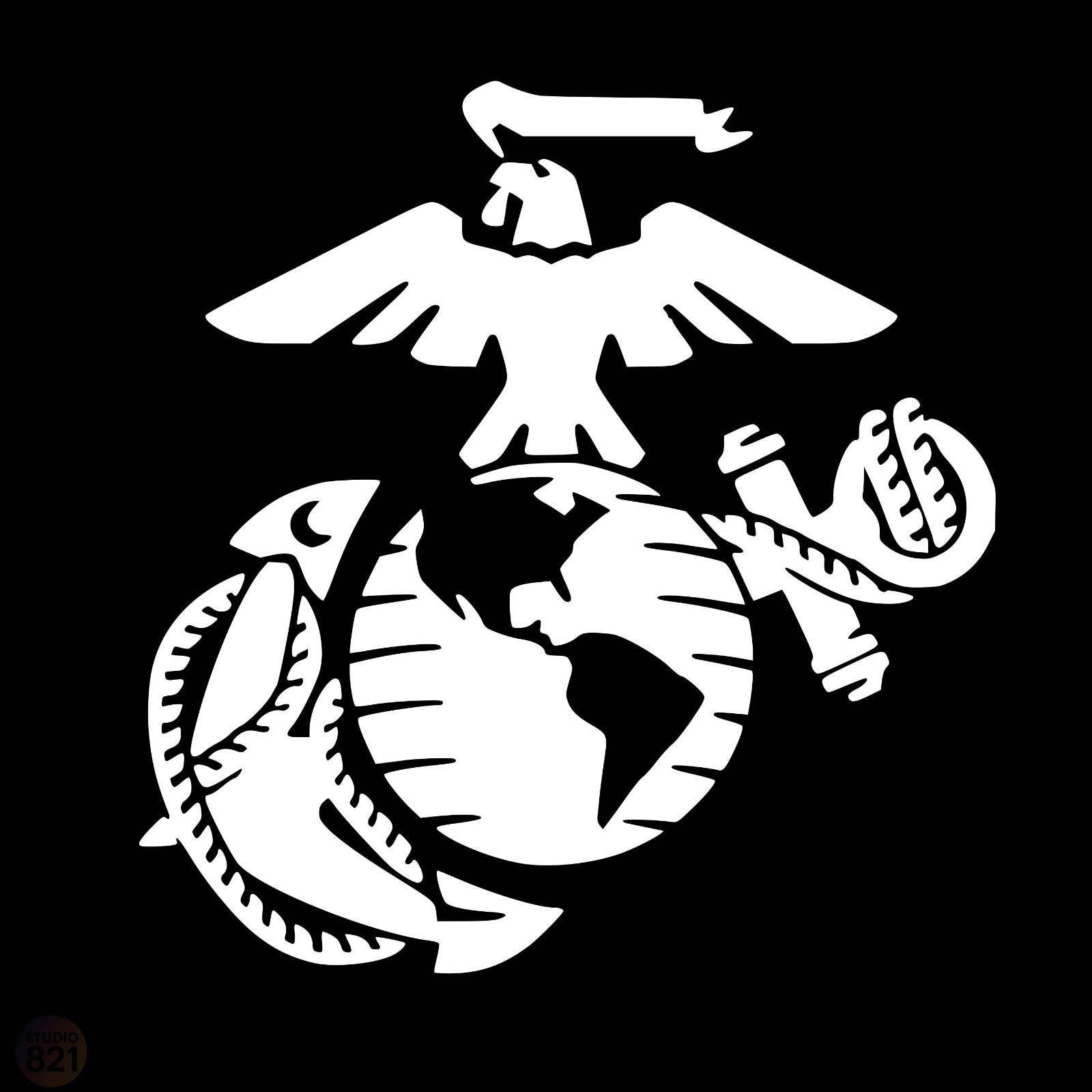 USMC Marine Corps Emblem Decal – US Marines Vinyl Sticker for Car Truck Window USMC Marine Corps Emblem Decal – US Marines Vinyl Sticker for Car Truck Window
