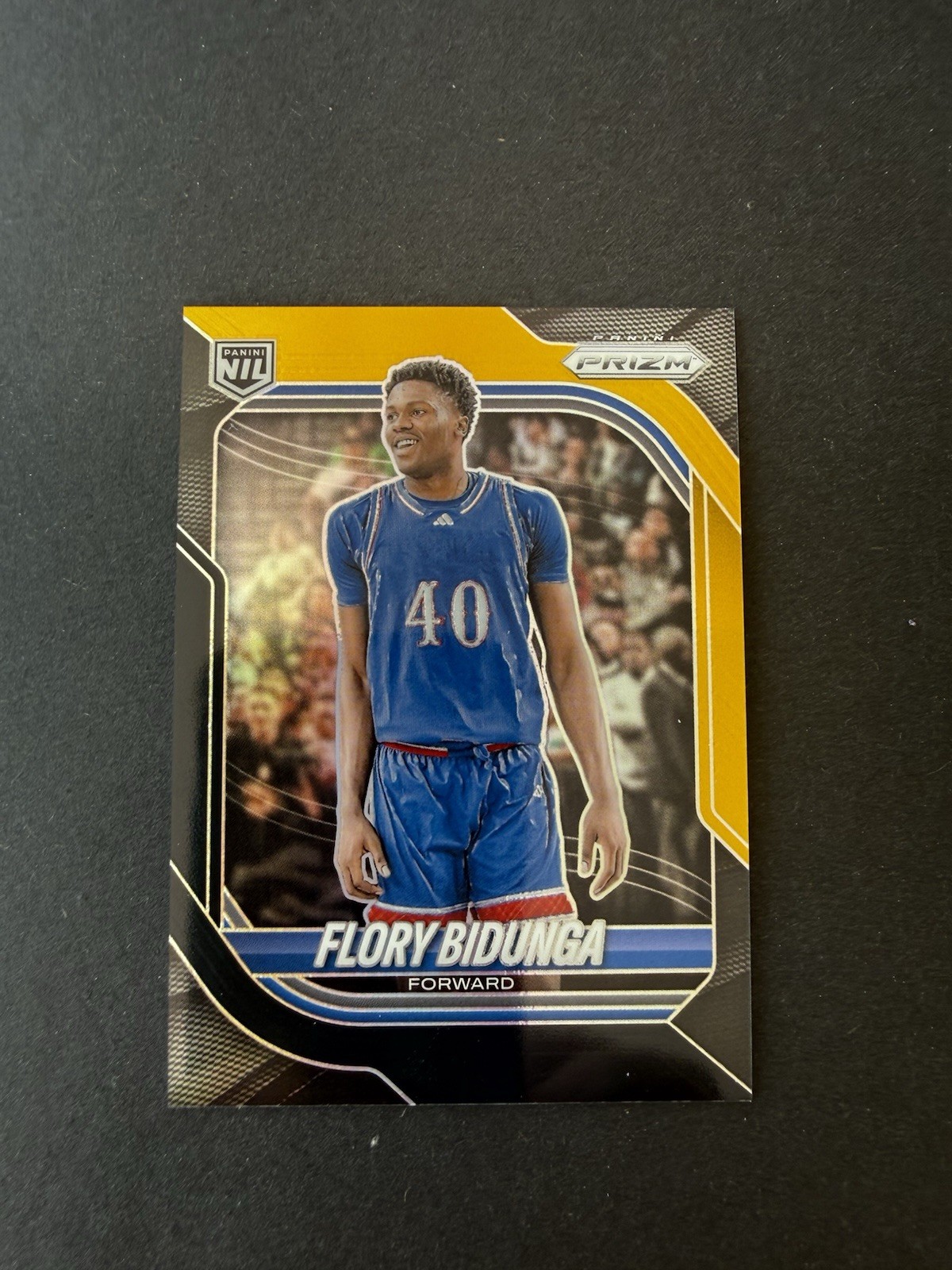 Flory Bidunga 2025-26 Prizm NIL #73 Black Gold Prizm /5