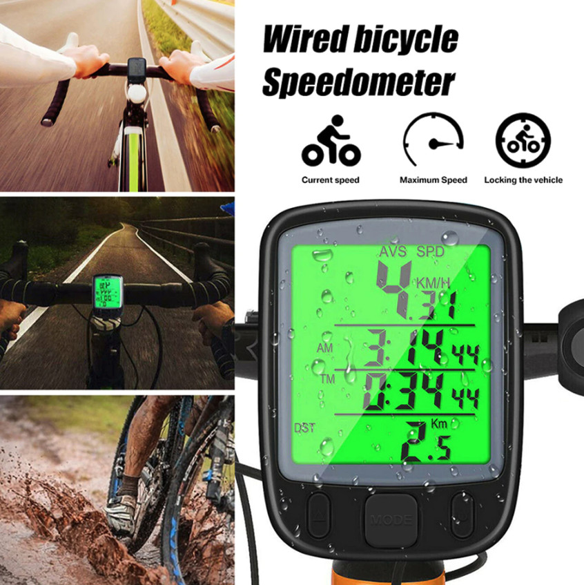 Bike Bicycle Speedometer Cycle Digital Odometer Computer Waterproof LCD Wireless Bike Bicycle Speedometer Cycle Digital Odometer Computer Waterproof LCD Wireless