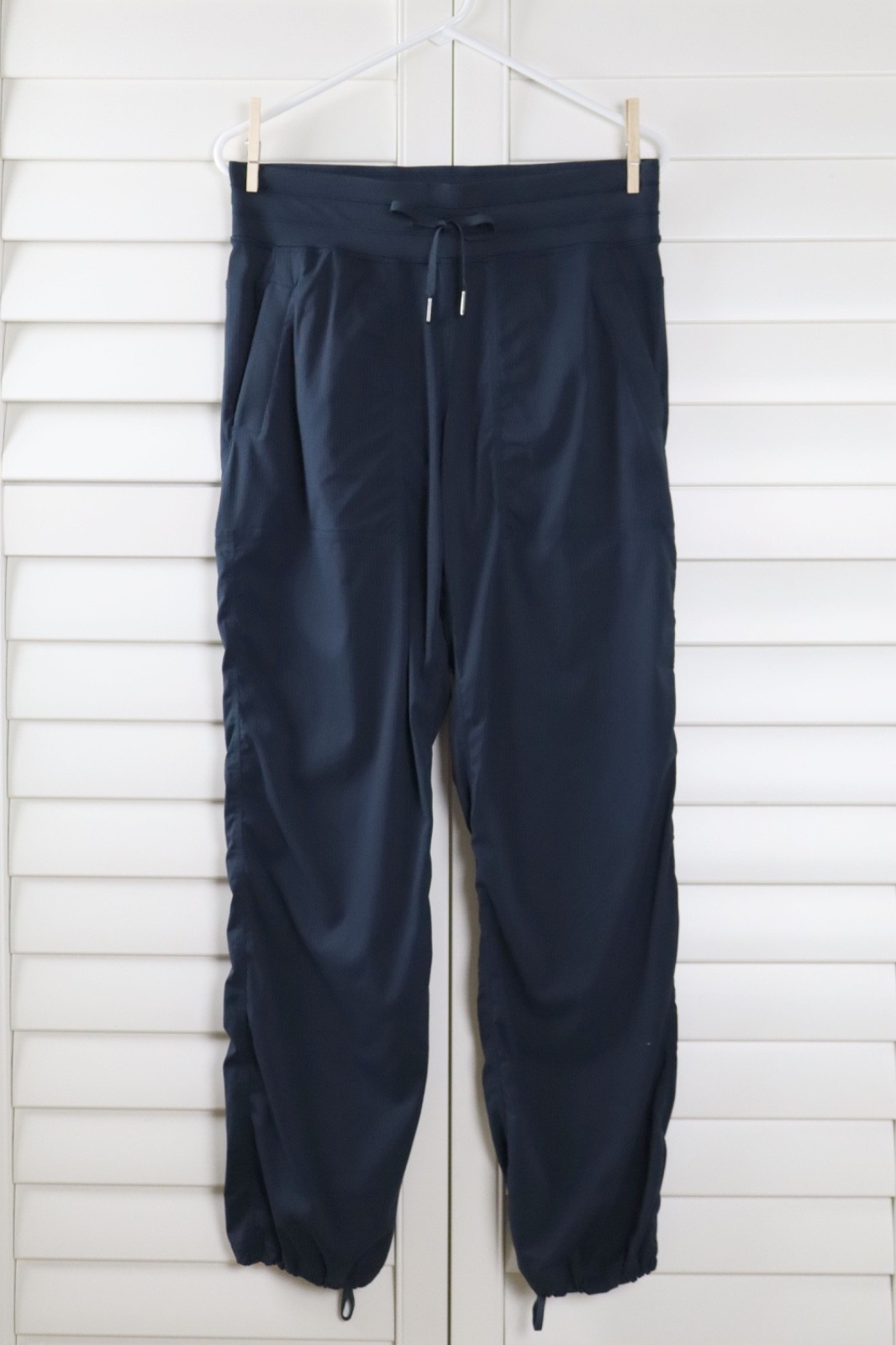 LULULEMON Athletica Blue Subtle Striped Athletic Jogger Track Pants Size 8