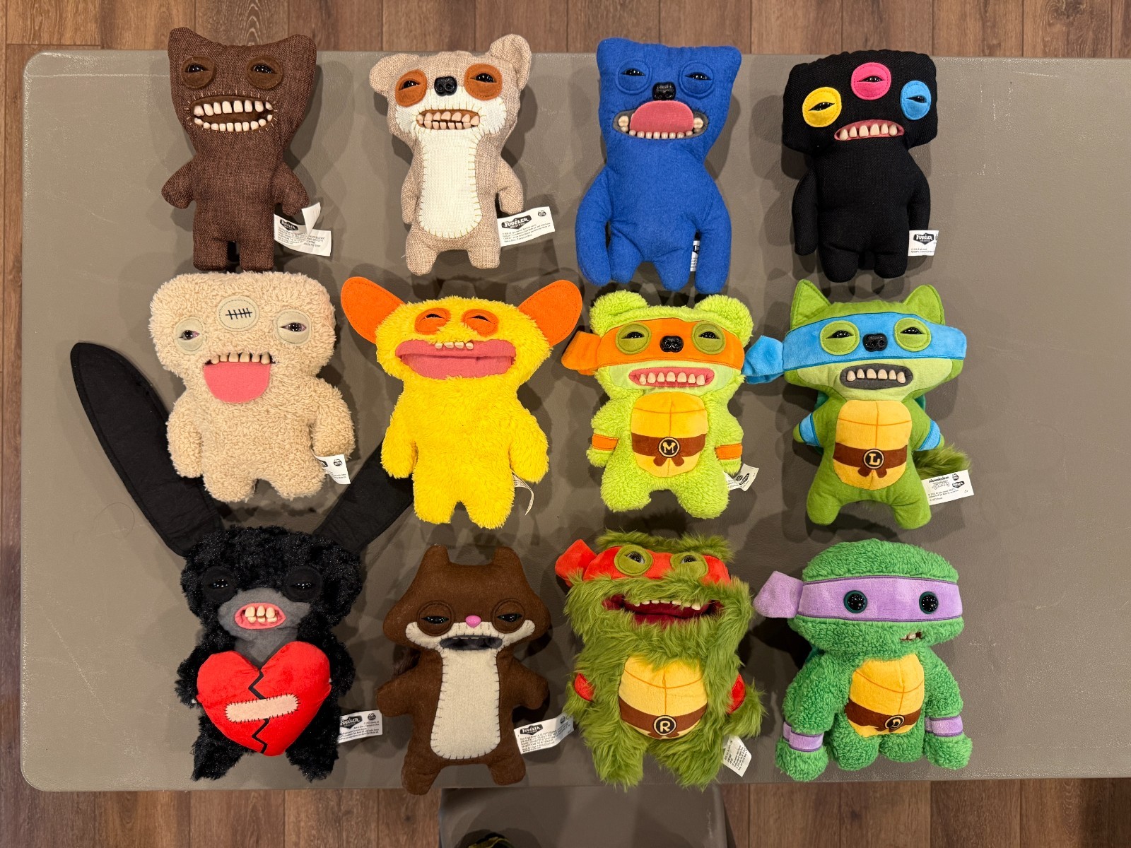 Fuggler HUGE Lot of 40 Plush Collection Rare Retired TMNT Spin Master Fugglers