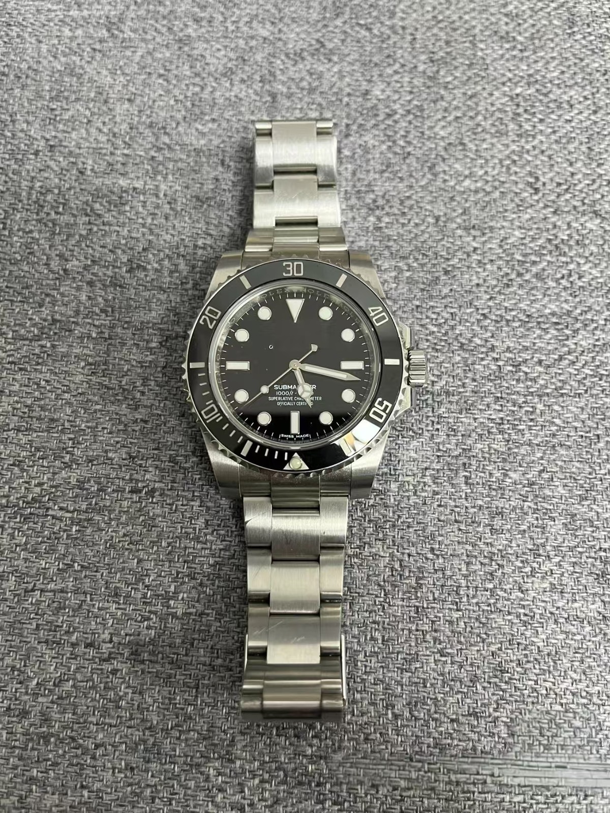 DIY SET for No Date SUB 3130 40MM Watch case + dial + hands + Strap sapphire DIY SET for No Date SUB 3130 40MM Watch case + dial + hands + Strap sapphire