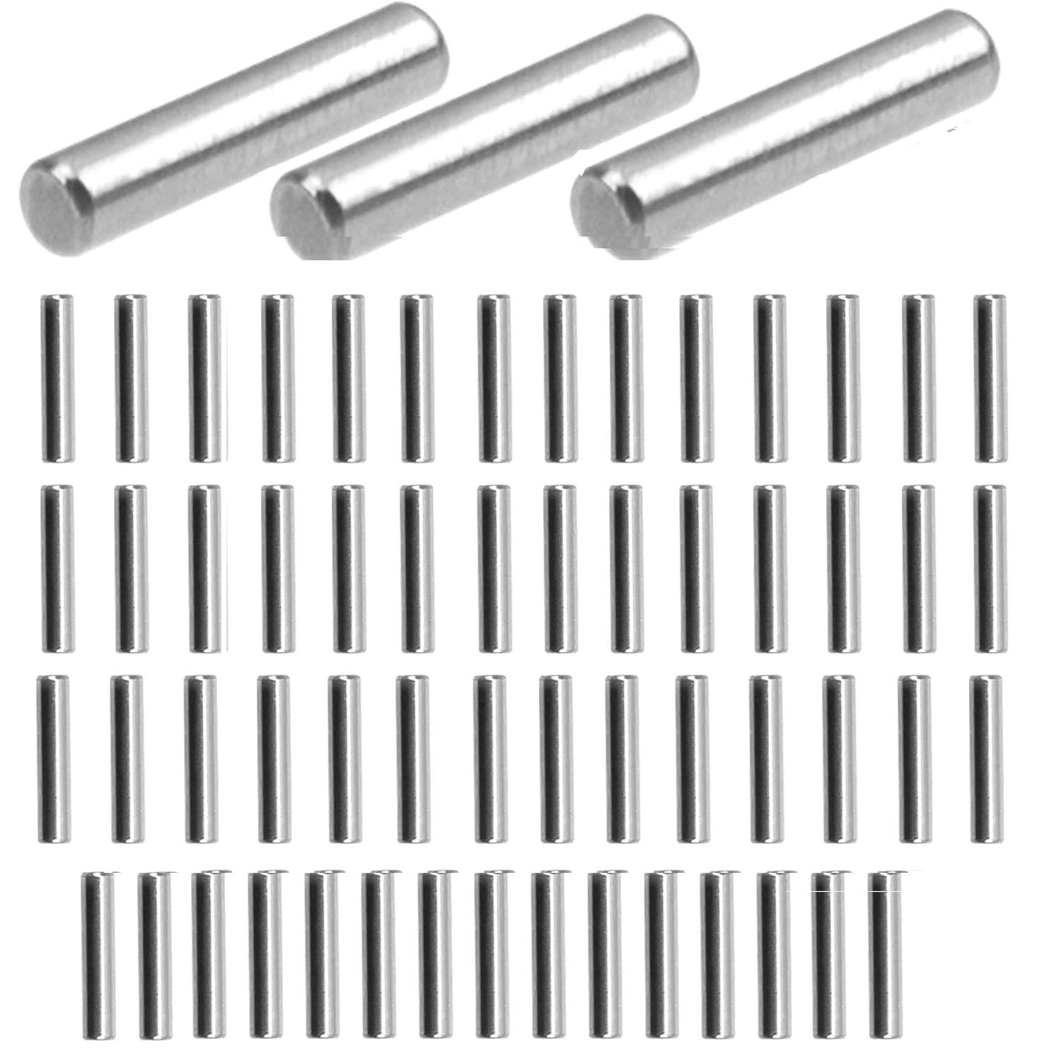 60pcs 2x10mm HEX Wheel Hub Nut Pin Compatible with HSP Redcat 2mm x 10mm 