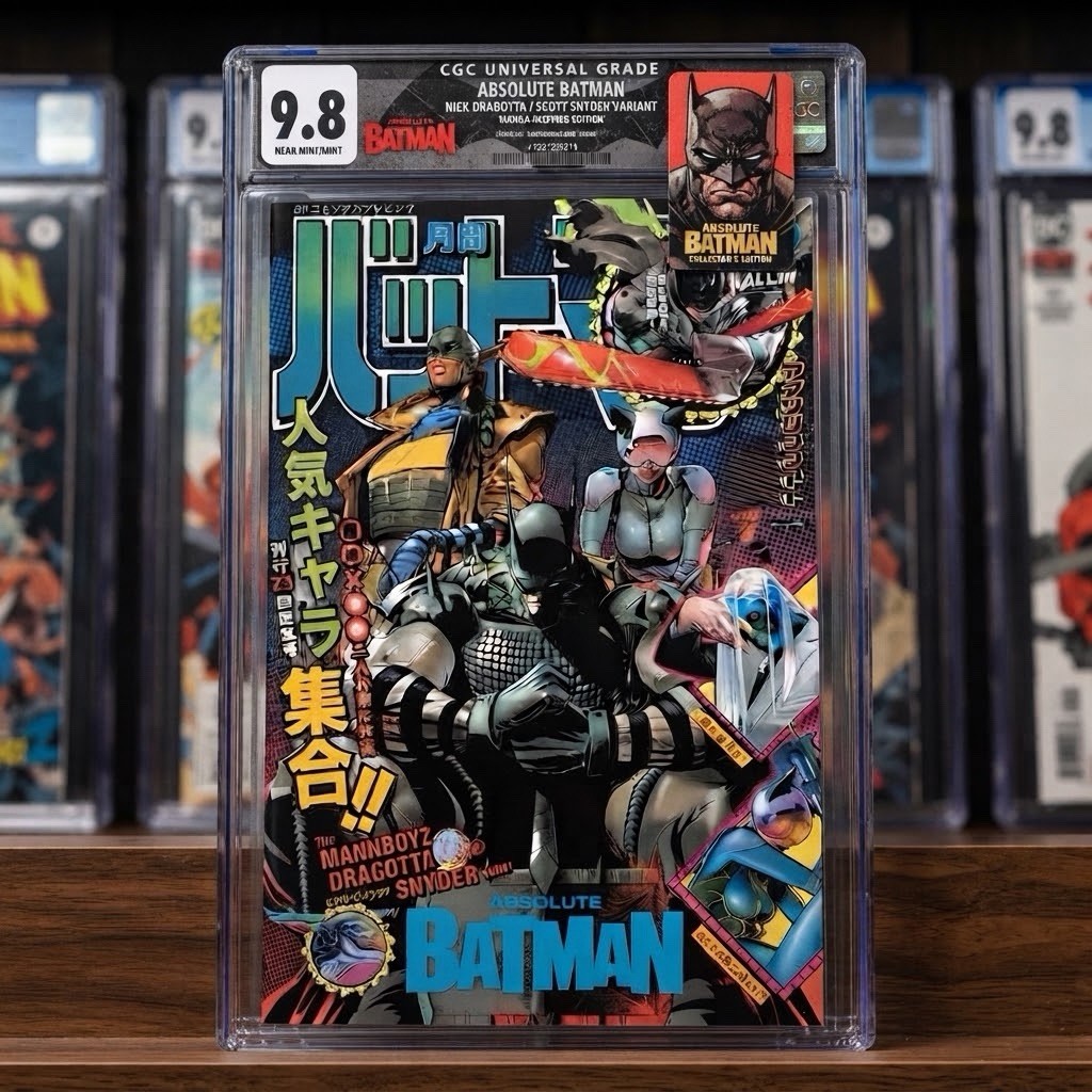 CGC 9.8 Absolute Batman #25 Clay Mann Foil Variant PreSale 10/28/26 Batman Label CGC 9.8 Absolute Batman #25 Clay Mann Foil Variant PreSale 10/28/26 Batman Label