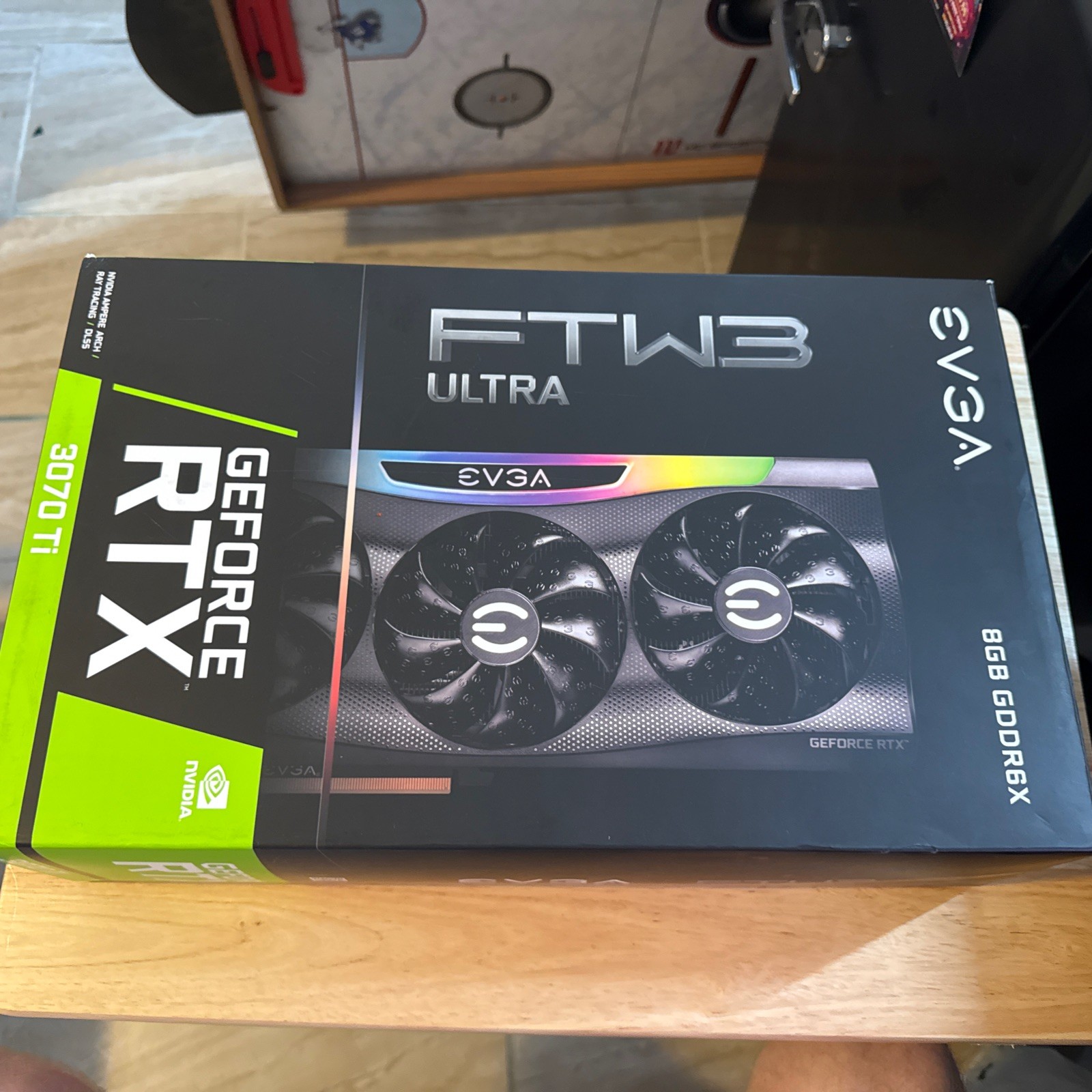 EVGA NVIDIA GeForce RTX 3070 Ti FTW3 Ultra 8GB GDDR6X Graphics Card EXCELLENT