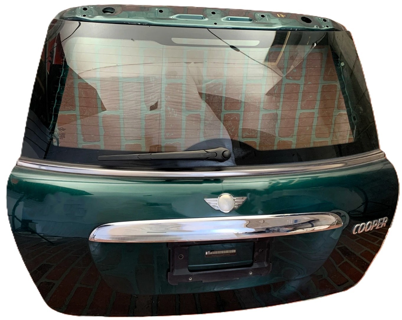 07-13 MINI COOPER BASE R56 GREEN REAR TRUNK HATCH LIFTGATE  RACING GREEN OEM